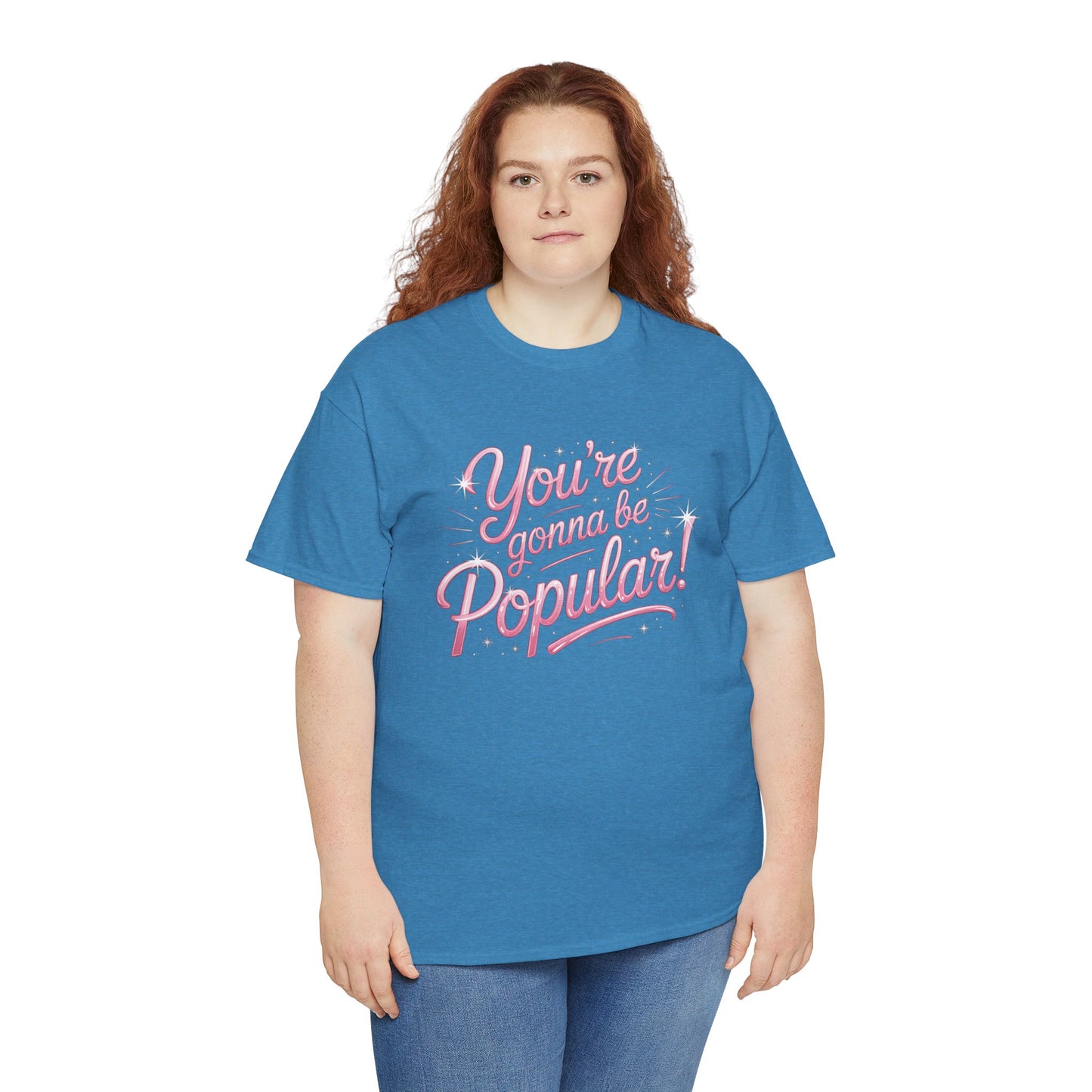 You’re Gonna Be Popular Wicked Musical Tee – Broadway Quote Shirt – Funny Retro Typography T-Shirt for Theatre Fans & Musical Lovers