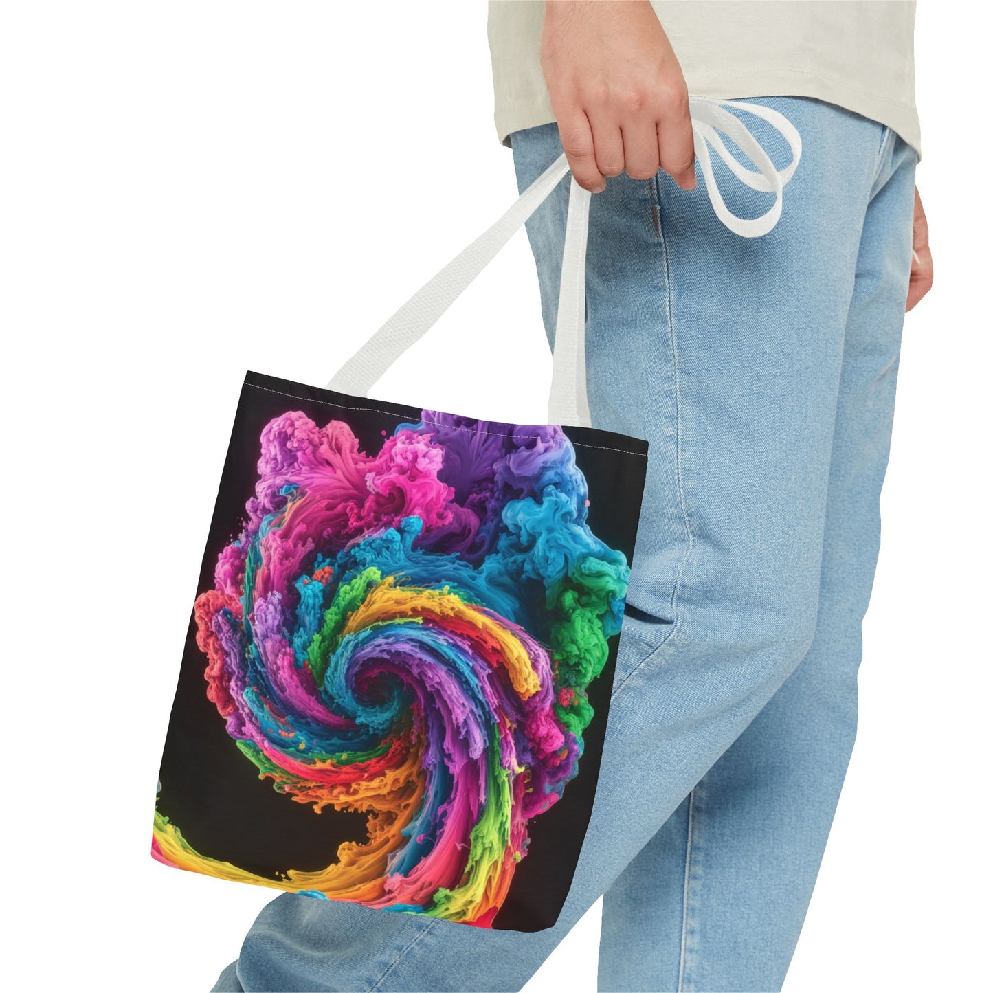 Colorful Swirl Tote Bag