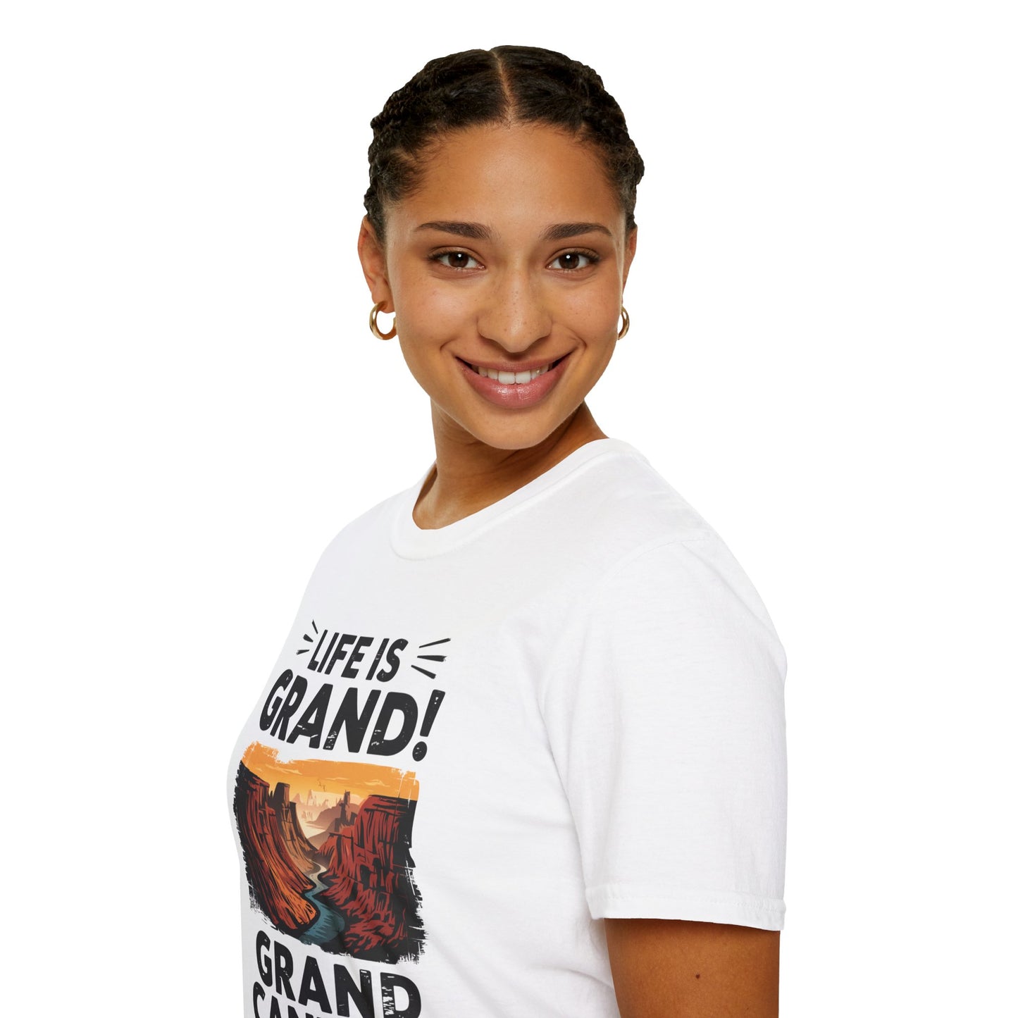 Life is Grand T-Shirt – Grand Canyon Graphic Tee | Funny National Park Shirt | Arizona Souvenir | Unisex Hiking Travel Gift Tee