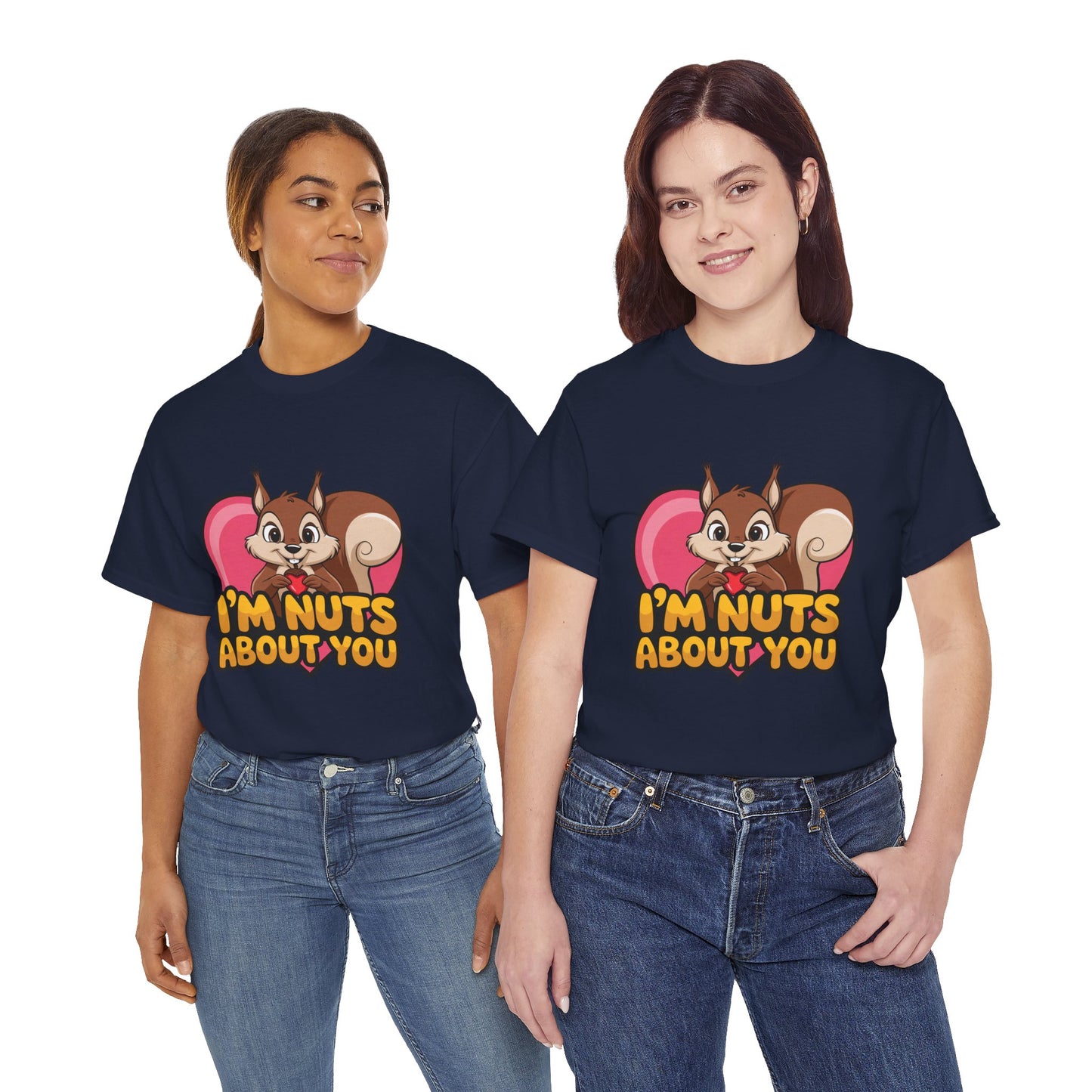 I’m Nuts About You Shirt, Funny Valentine Shirt, Squirrel Love T Shirt, Cute Animal Pun Tee, Valentine Gift For Him Her