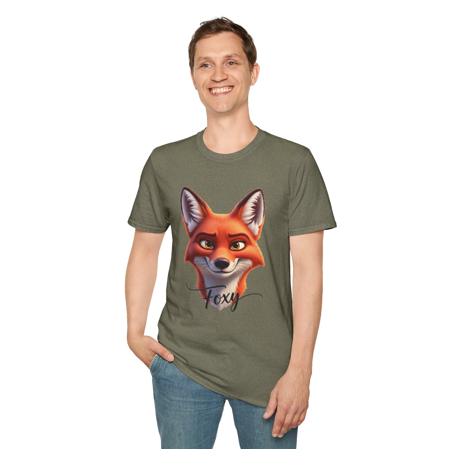 Foxy T-Shirt, Cute Fox Graphic Tee, Animal Lover Shirt, Fun And Confident Top, Playful Pun Gift, Soft Cotton Tee For Everyday Wear