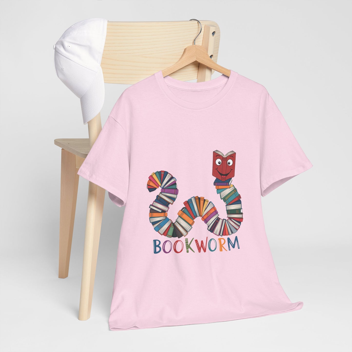 Cute Bookworm Shirt – Funny Reading Lover Tee – Teacher Gift – Kids Book Tee – Unisex Book Nerd Shirt – Book Club Graphic T-Shirt