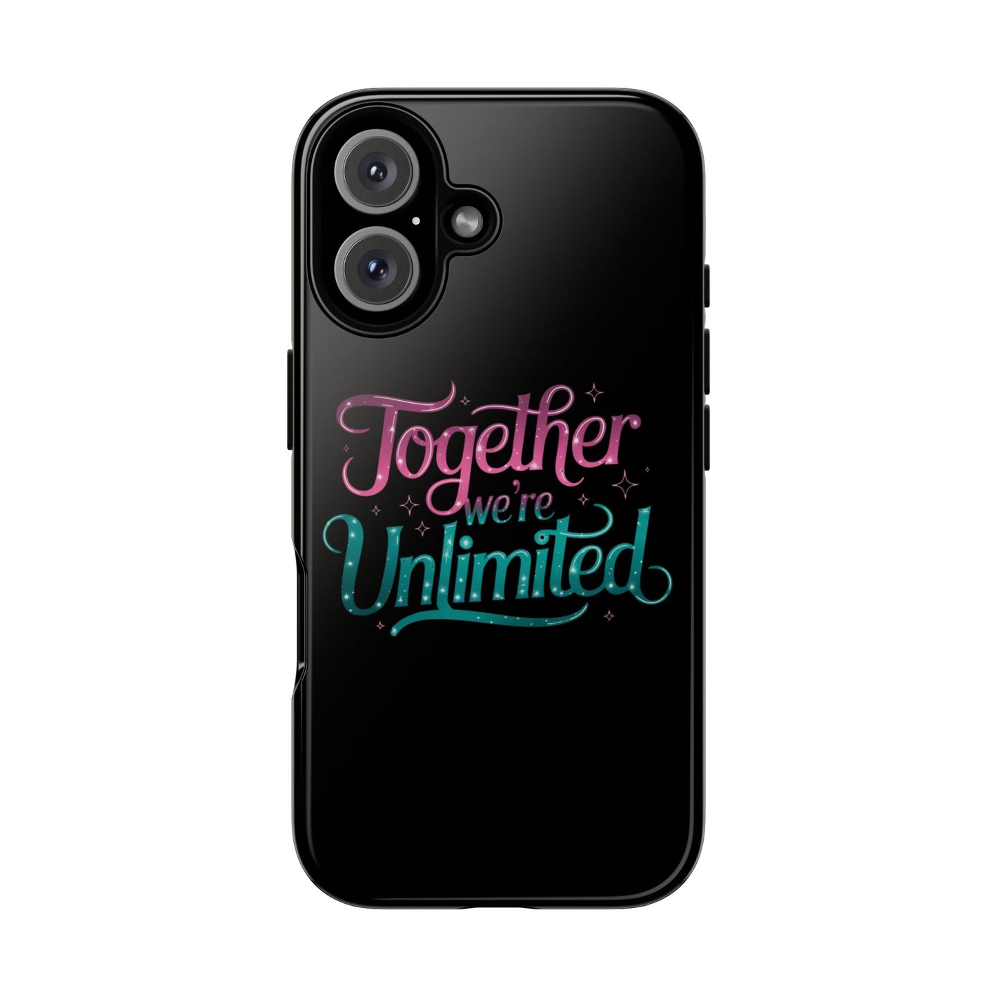 iPhone Case with Musical Quote Together We're Unlimited Musical Phone Case