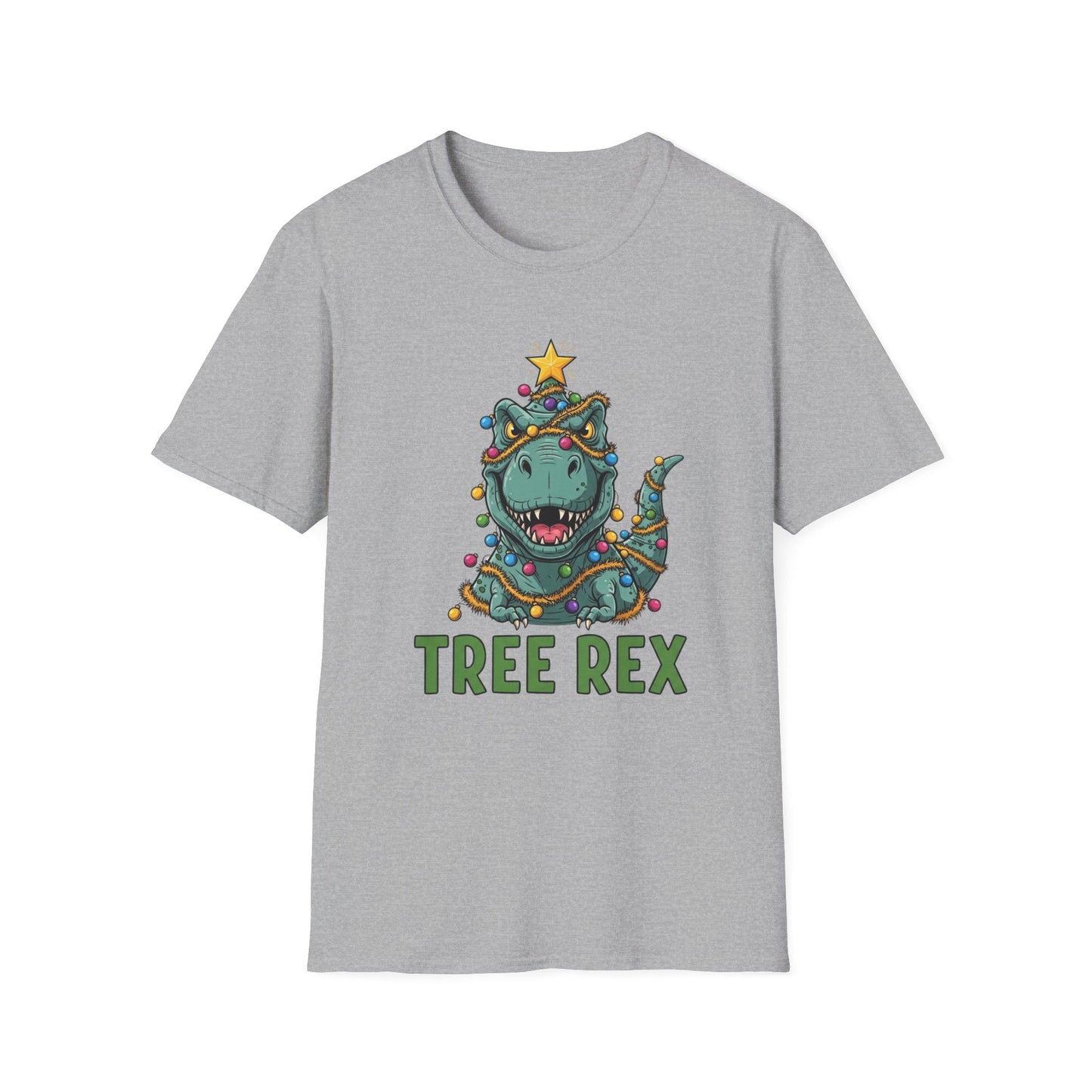 Tree Rex T-Shirt, Dinosaur Christmas Tee, Funny Holiday Dino Shirt, Tree Rex Dinosaur Xmas Graphic Tee, Cute Winter Gift Tee