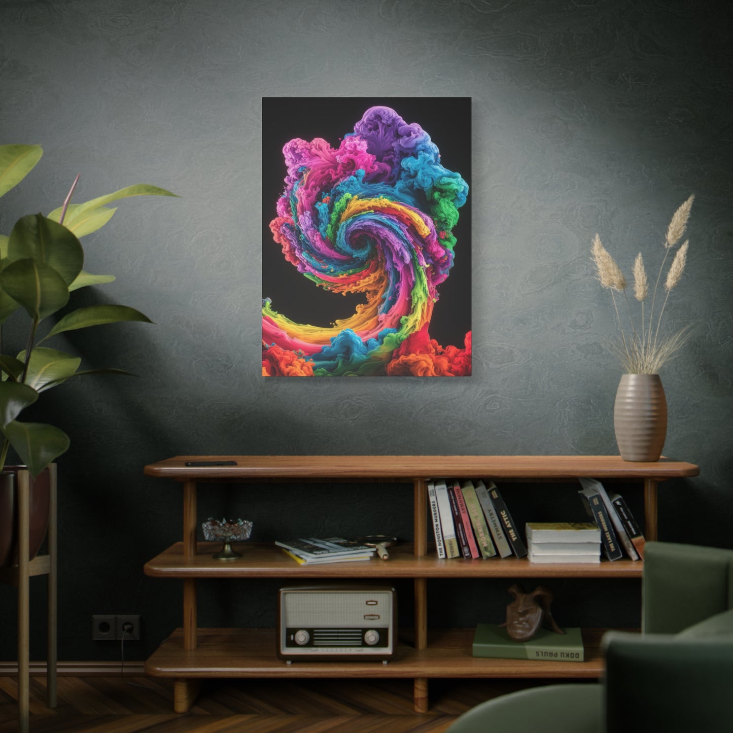 Colorful Swirl Wall Art