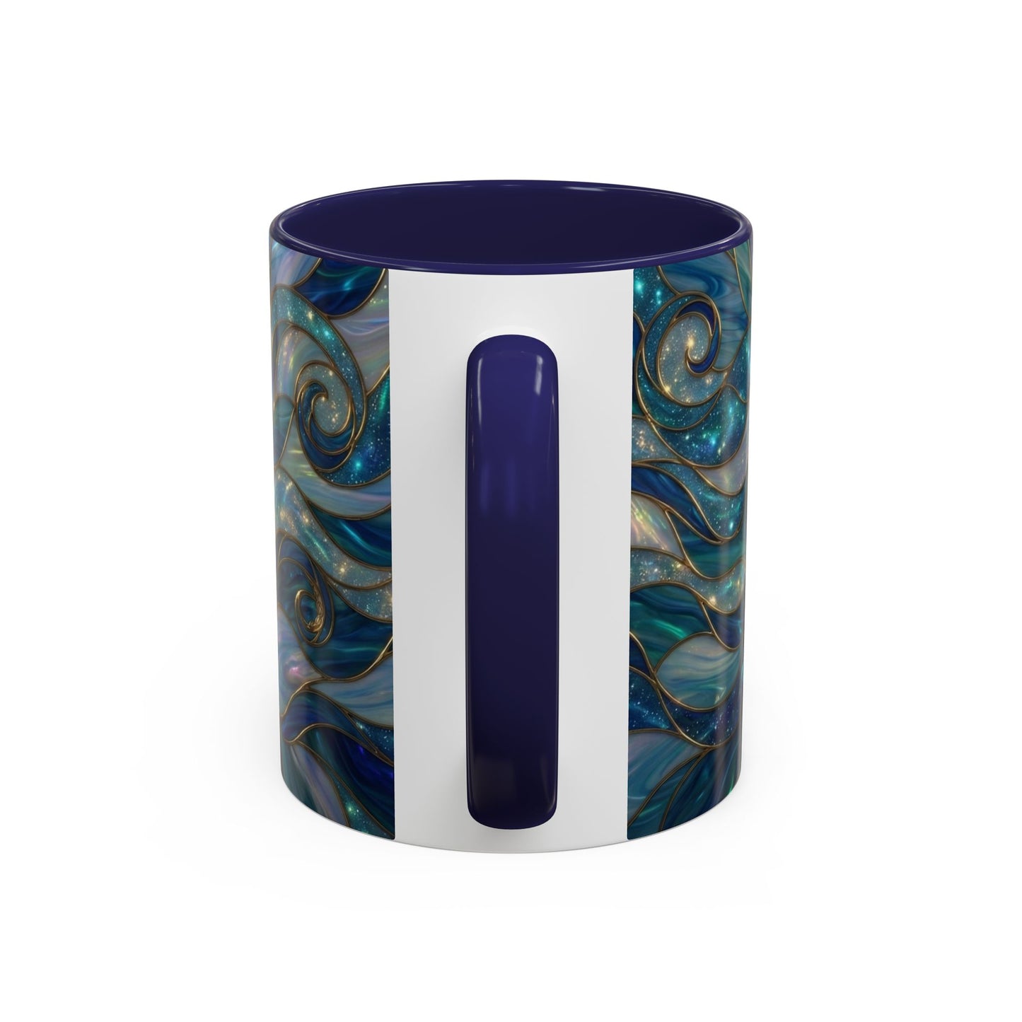 Stained Glass Octopus Mug, Octopus Coffee Mug, Ocean Art Mug, Nautical Decor Cup, Sea Creature Mug, Octopus Lover Gift