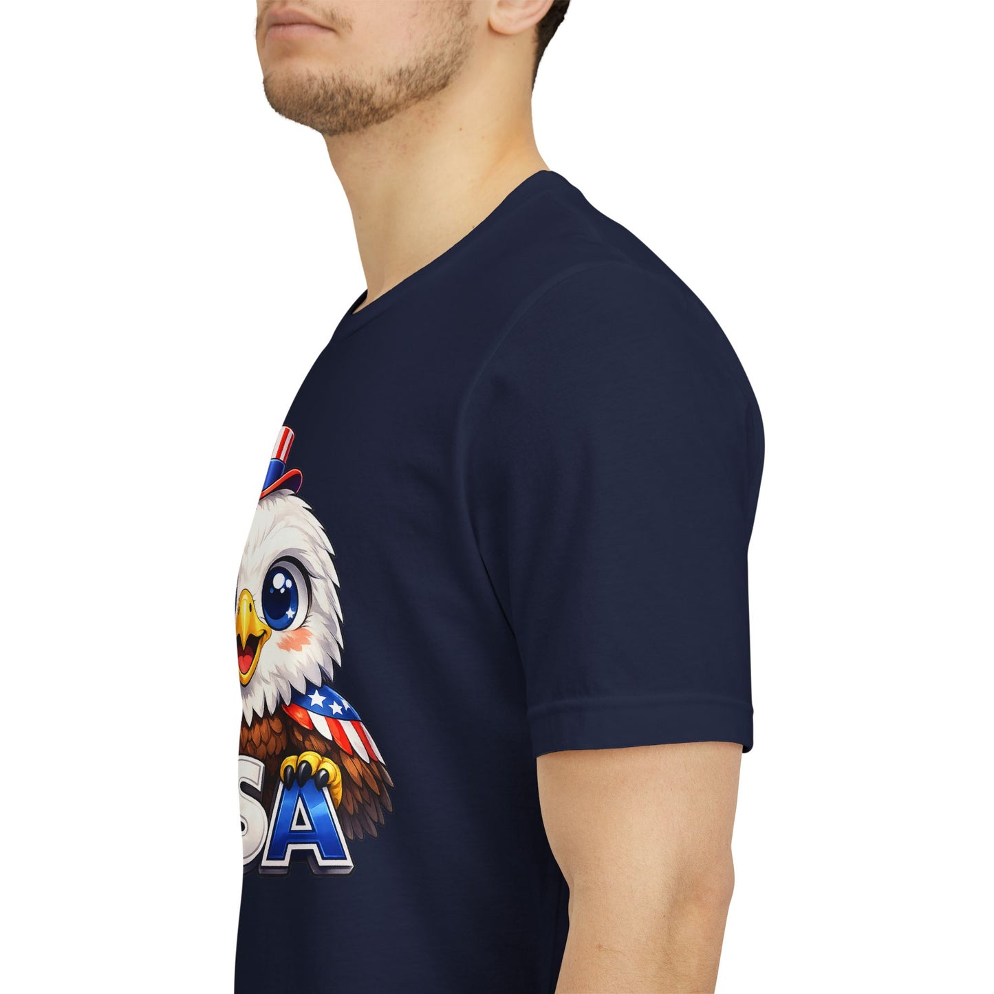 Cute USA Eagle Shirt, Patriotic Eagle T Shirt, Fourth Of July Shirt, American Flag Eagle Tee, Freedom Graphic Shirt, USA Pride Top
