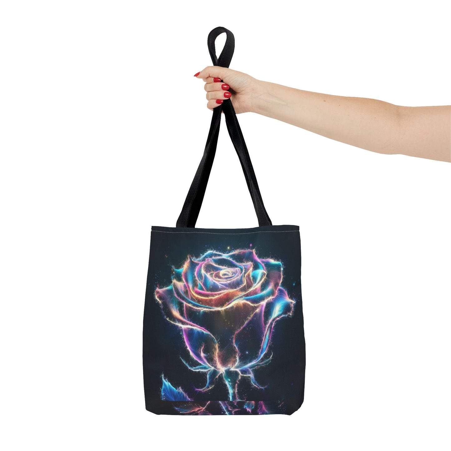 Glowing Rose Tote Bag