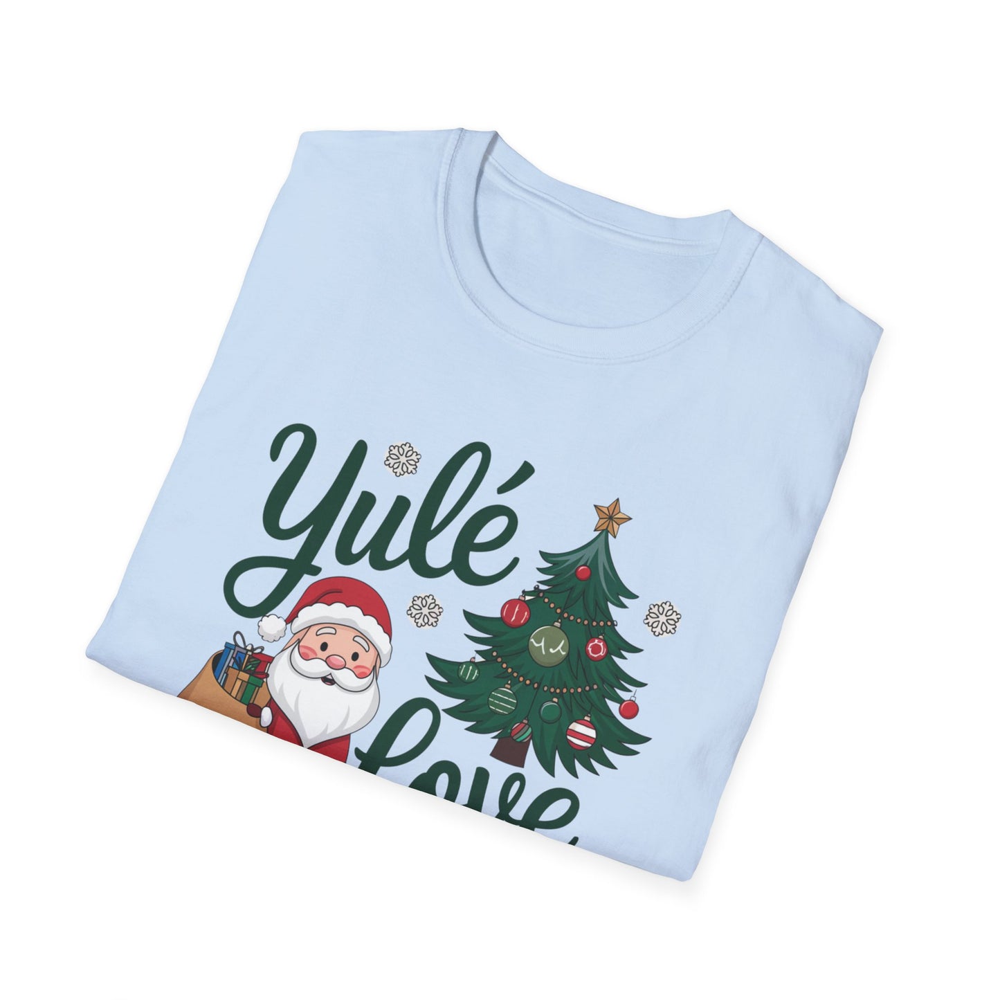 Yulé Love This Christmas T-Shirt, Funny Santa Holiday Tee, Cute Pun Xmas Shirt, Festive Unisex Top, Fun Gift For Friends And Family