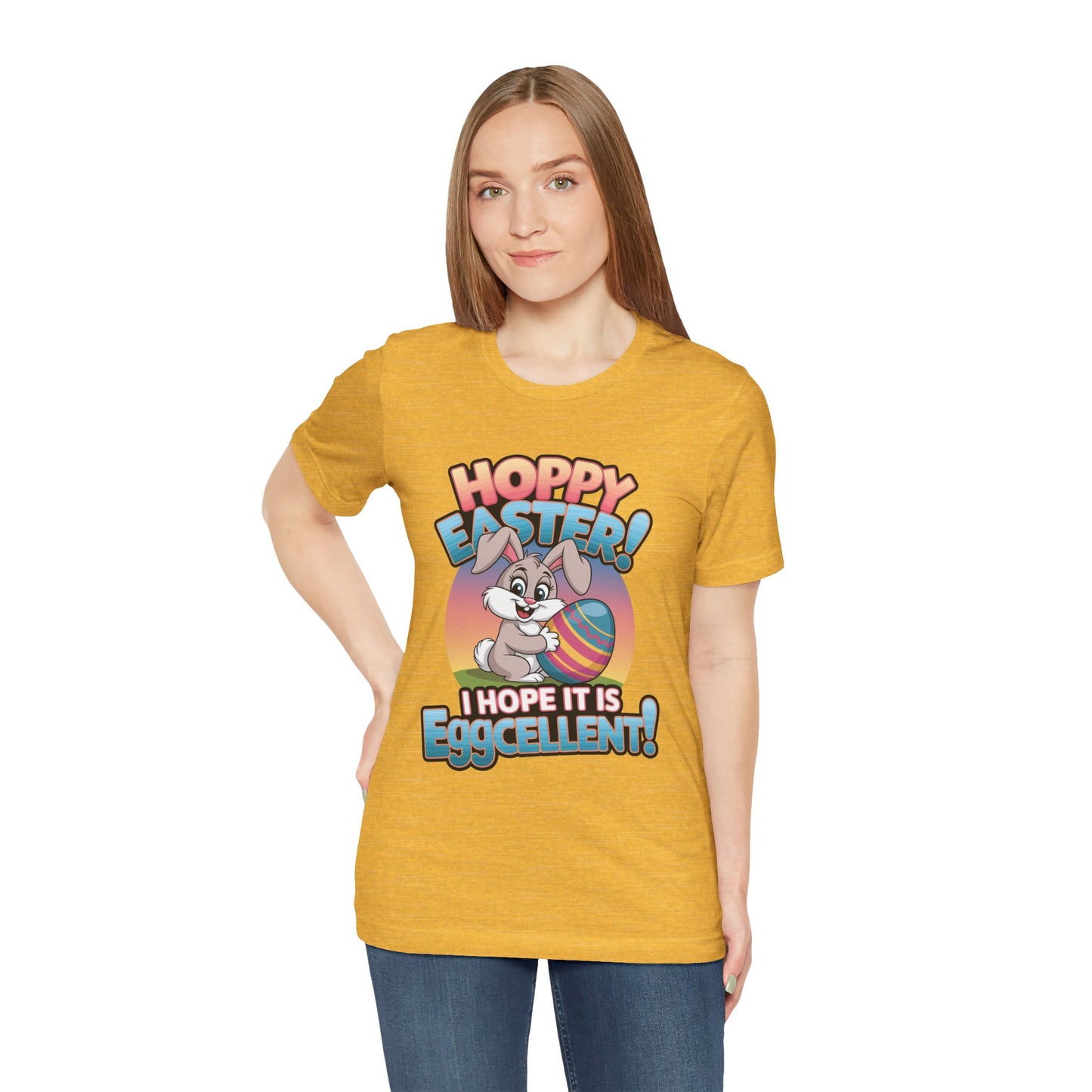 Happy Easter Unisex Tee Easter Shirt Easter Bunny T Shirt Easter Apparel Easter Bunny Outfit