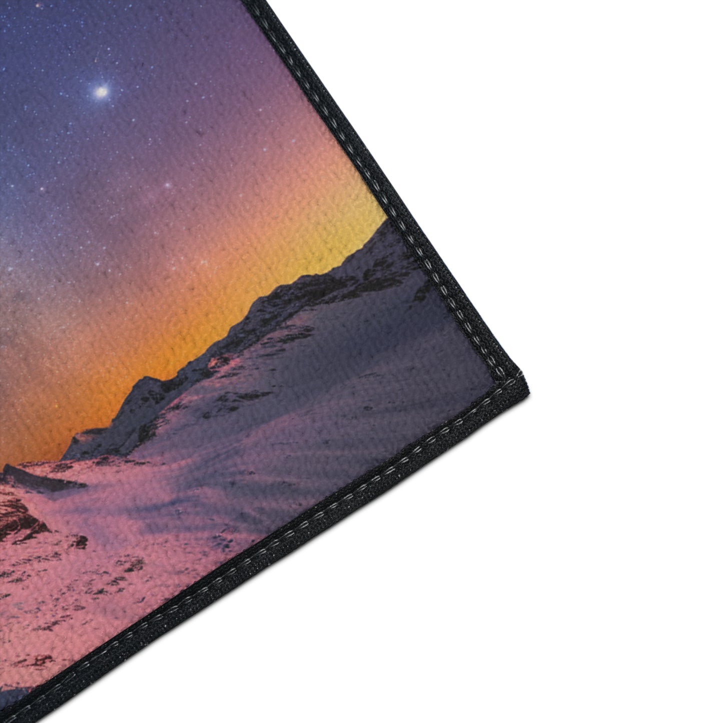 Galaxy Landscape Heavy Duty Floor Mat Home Decor Milky Way Welcome Mat Space Door Mat Office Decor