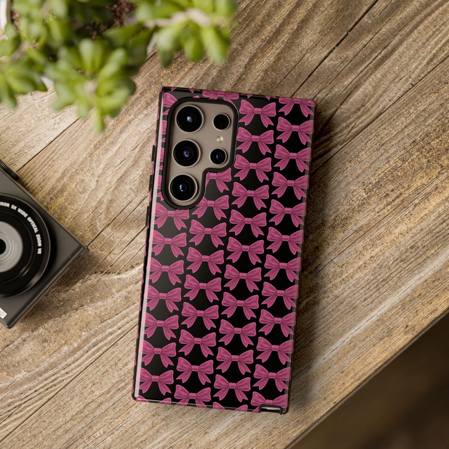 Pink Bow Samsung Case Coquette Aesthetic Phone Cover Cute Girly Phone Case Glossy Y2K Accessory Kawaii Samsung Case Gift