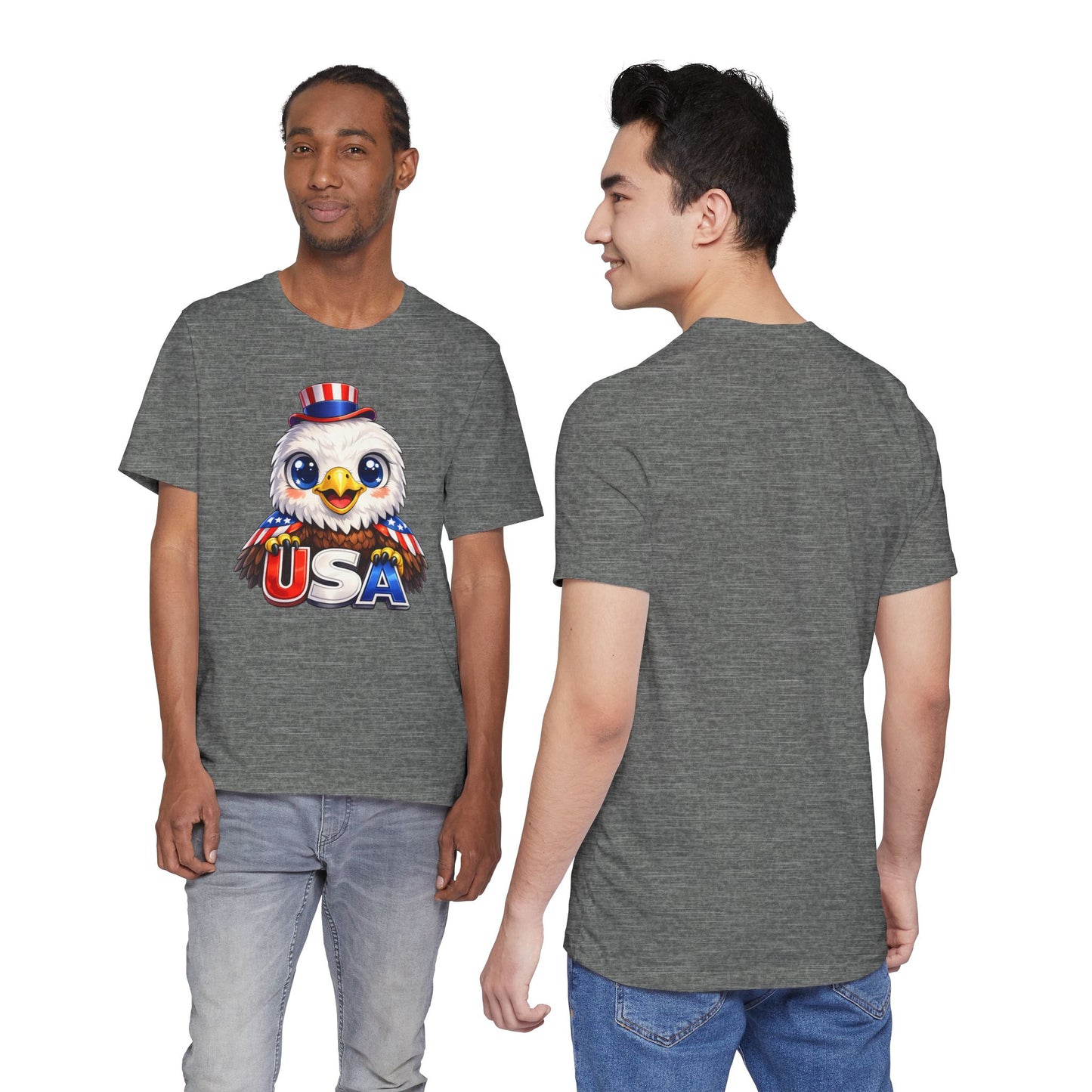 Cute USA Eagle Shirt, Patriotic Eagle T Shirt, Fourth Of July Shirt, American Flag Eagle Tee, Freedom Graphic Shirt, USA Pride Top