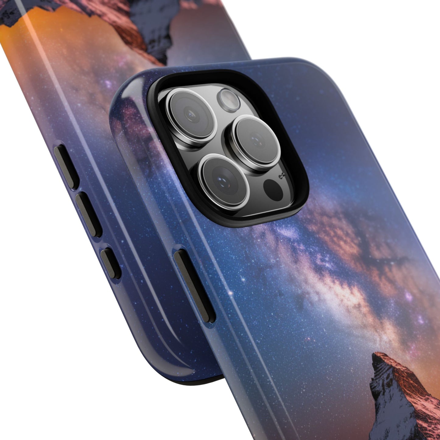 iPhone Case Mountain Top and Milky Way Nature Phone Case Unique Gift