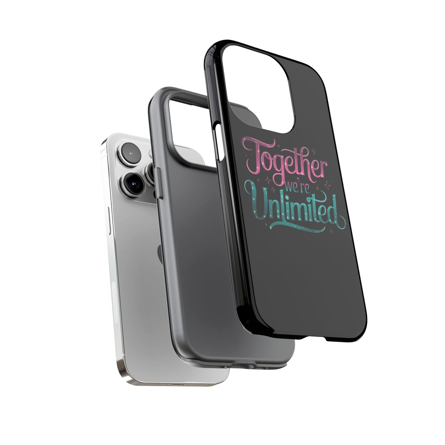 iPhone Case with Musical Quote Together We're Unlimited Musical Phone Case
