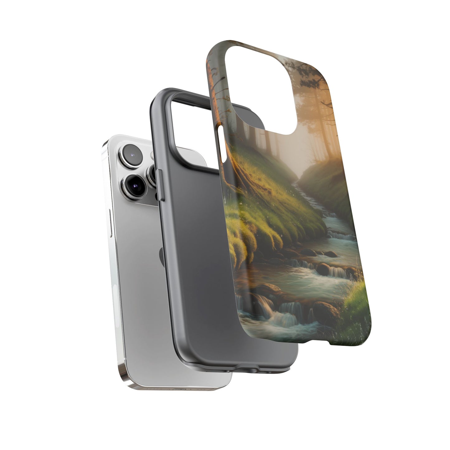 Nature Stream iPhone Case Forest Phone Case Stream iPhone Case Nature Phone Case
