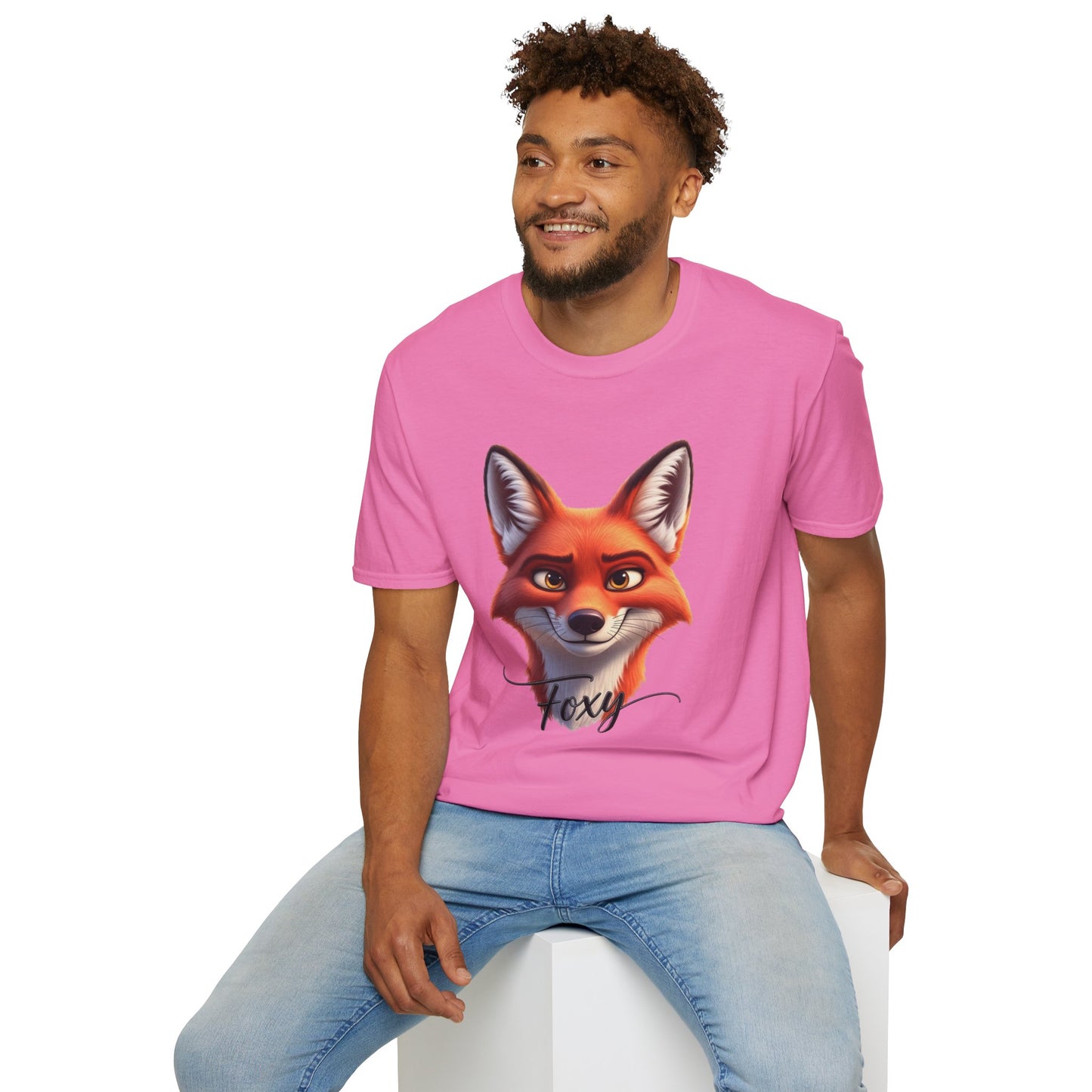 Foxy T-Shirt, Cute Fox Graphic Tee, Animal Lover Shirt, Fun And Confident Top, Playful Pun Gift, Soft Cotton Tee For Everyday Wear