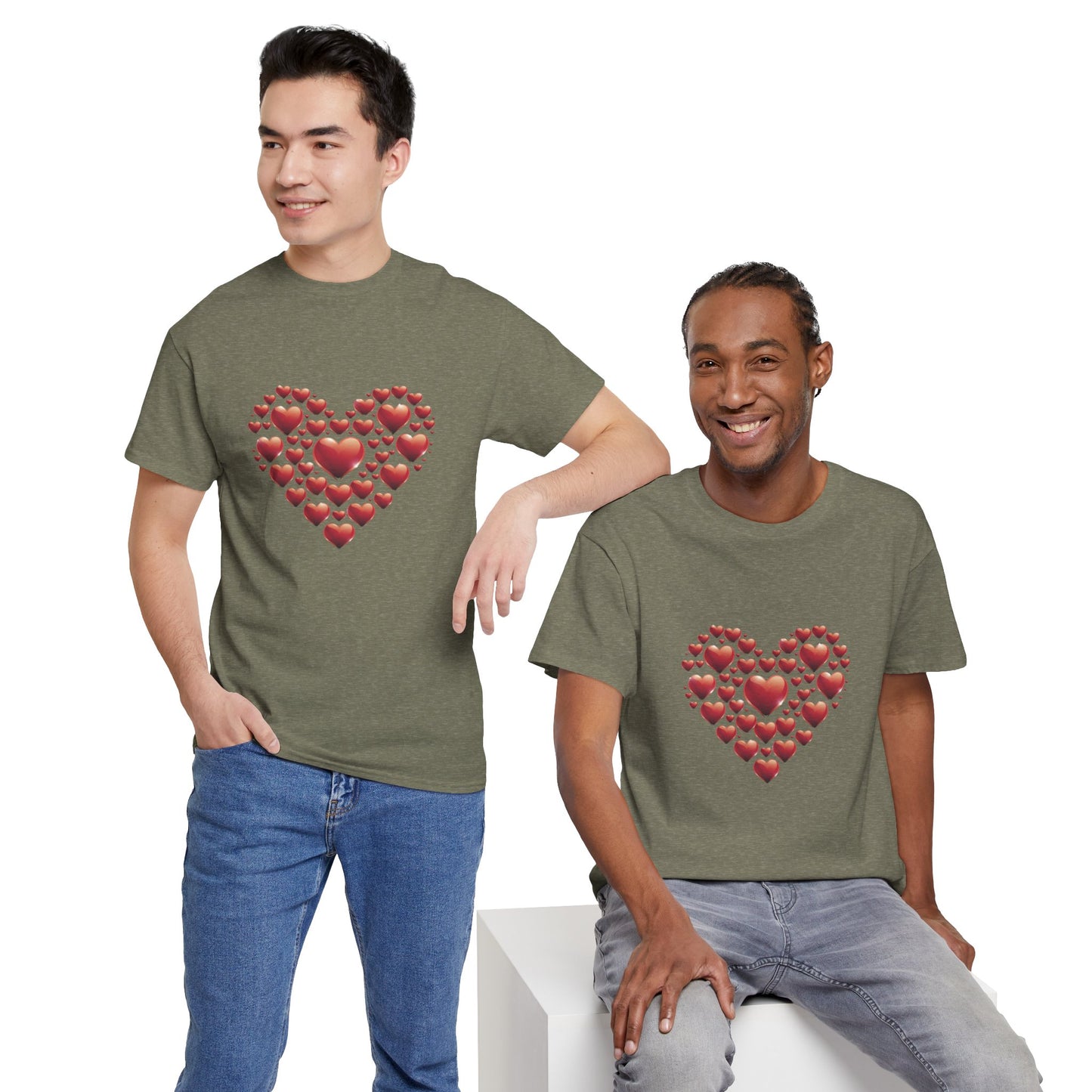 Heart Of Hearts Shirt, Minimal Valentine Shirt, Red Heart Graphic Tee, Love Aesthetic T Shirt, Valentine Gift Shirt