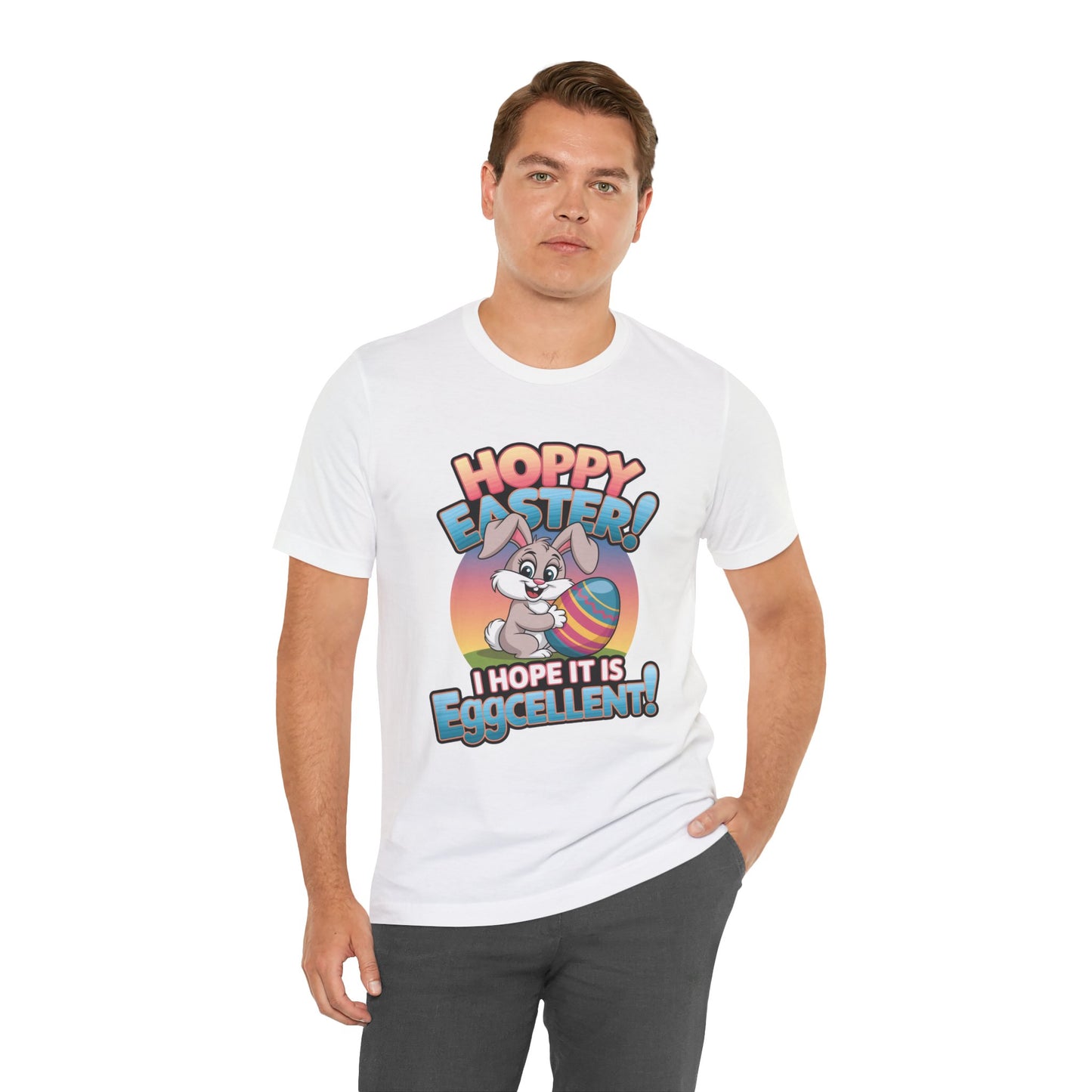 Happy Easter Unisex Tee Easter Shirt Easter Bunny T Shirt Easter Apparel Easter Bunny Outfit