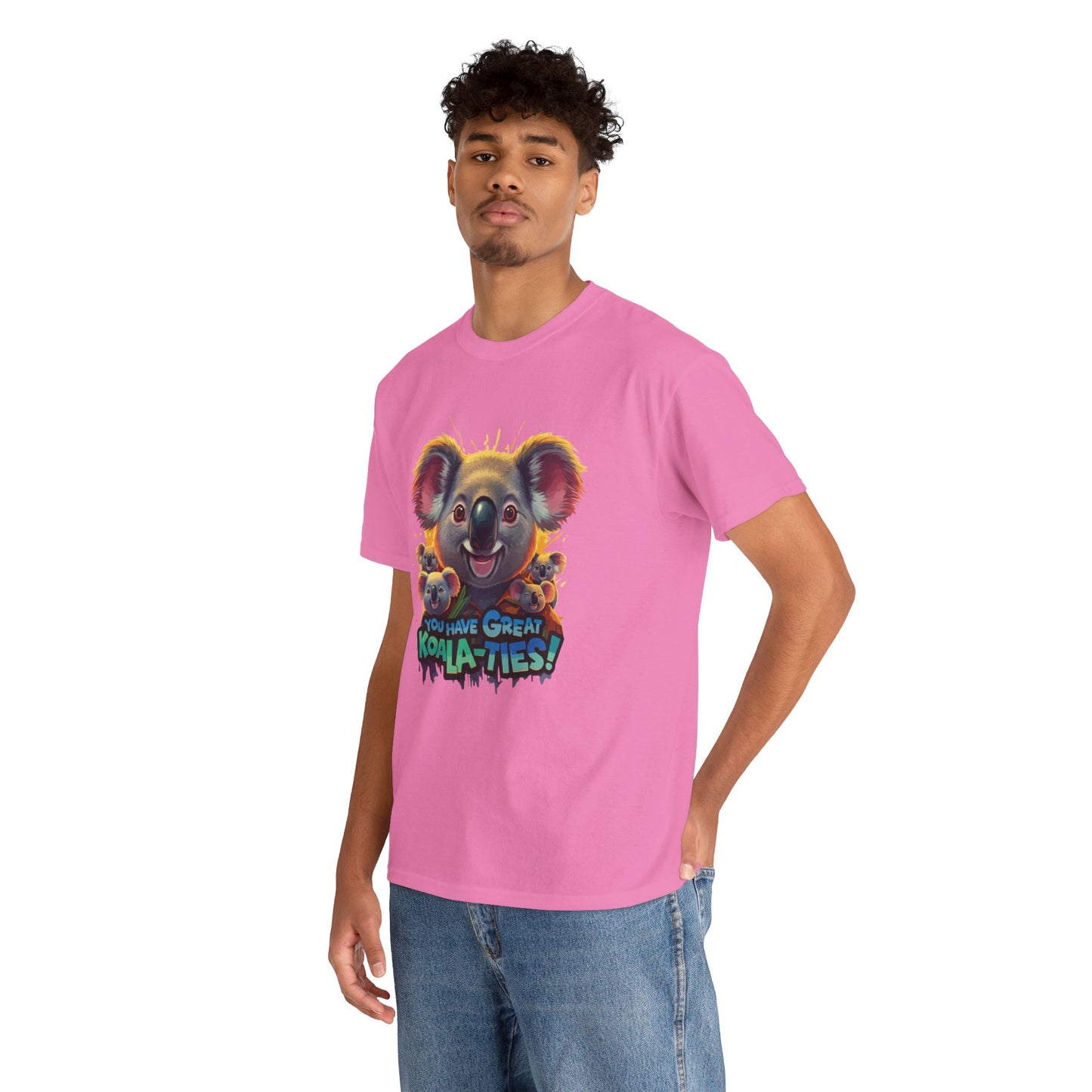 You Have Great Koala‑ties Tee – Cute Koala Pun T‑Shirt, Animal Lover Gift, Funny Wildlife Graphic, Unisex Casual Tee