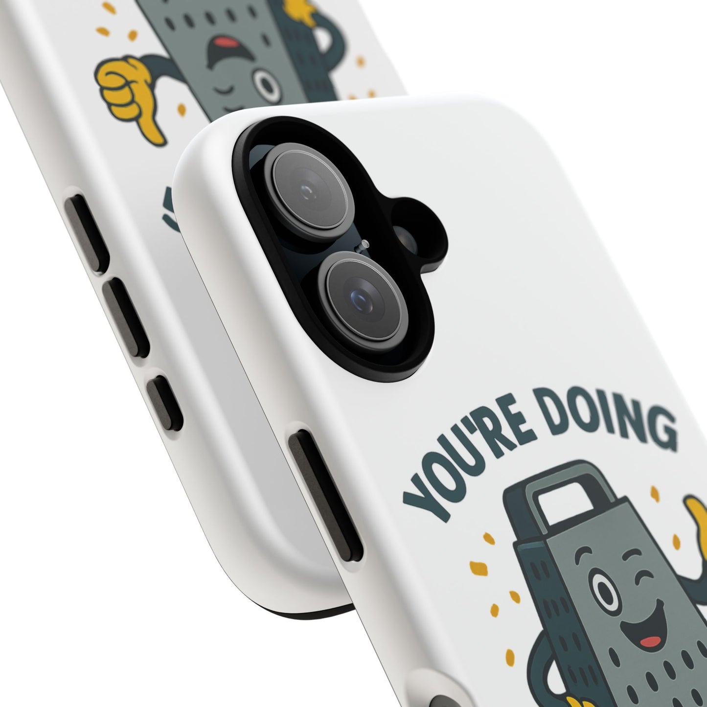 iPhone Case, You're Doing Grate Cheese Phone Case Funny iPhone Case Gift for Foodie Chef Case
