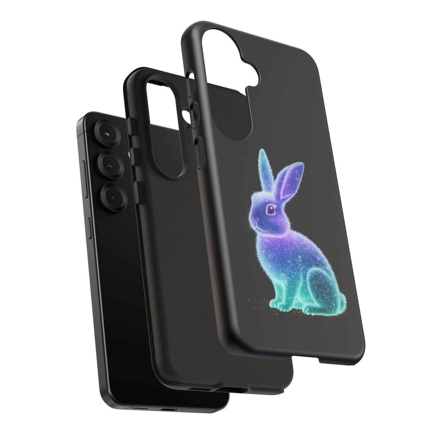 Samsung Case Bioluminescent Easter Bunny Design Easter Phone Case Easter Bunny Samsung Case Easter Accessory