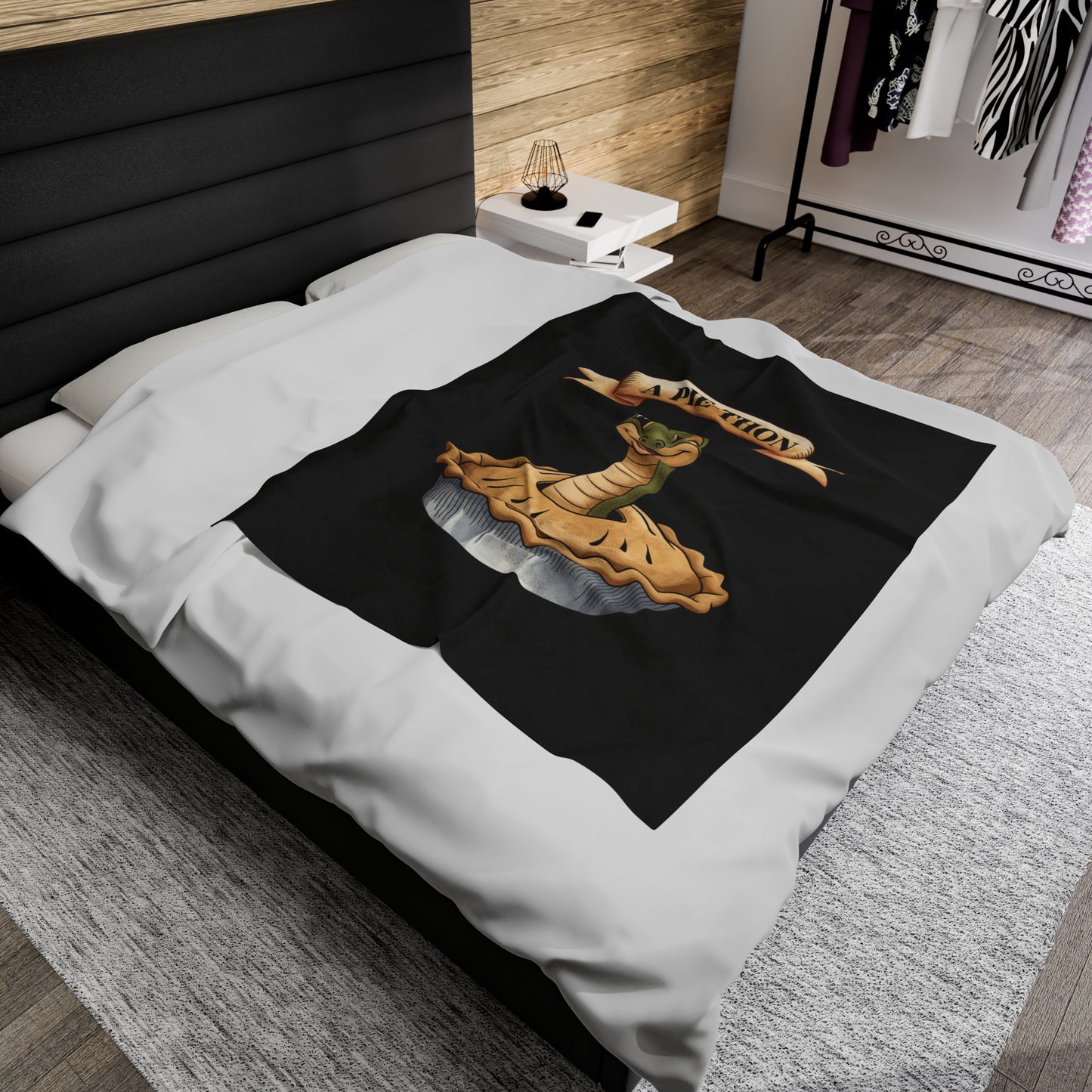 Velveteen Plush Blanket - Snake Pie-Thon Joke