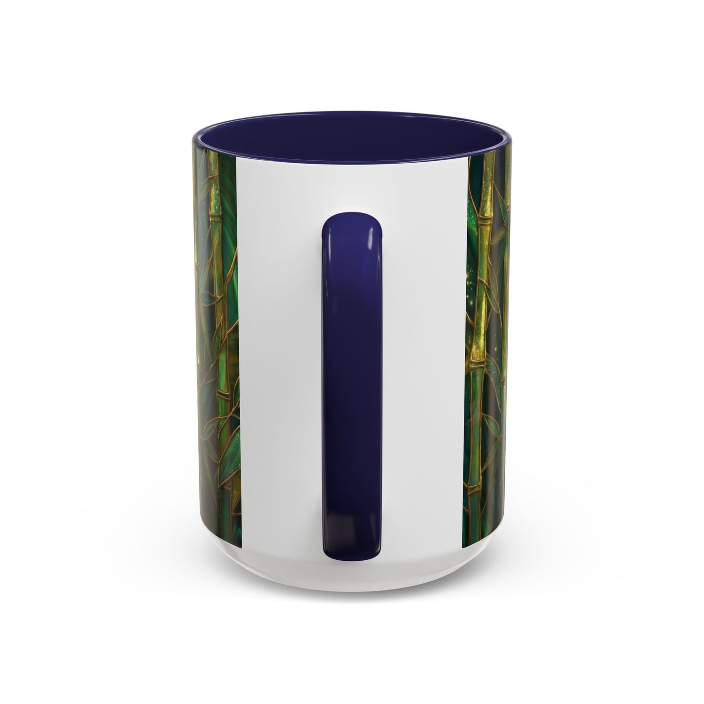 Stained Glass Panda Mug, Panda Coffee Mug, Bamboo Panda Cup, Cute Panda Gift, Nature Animal Mug, Wildlife Art Mug, Panda Lover Gift