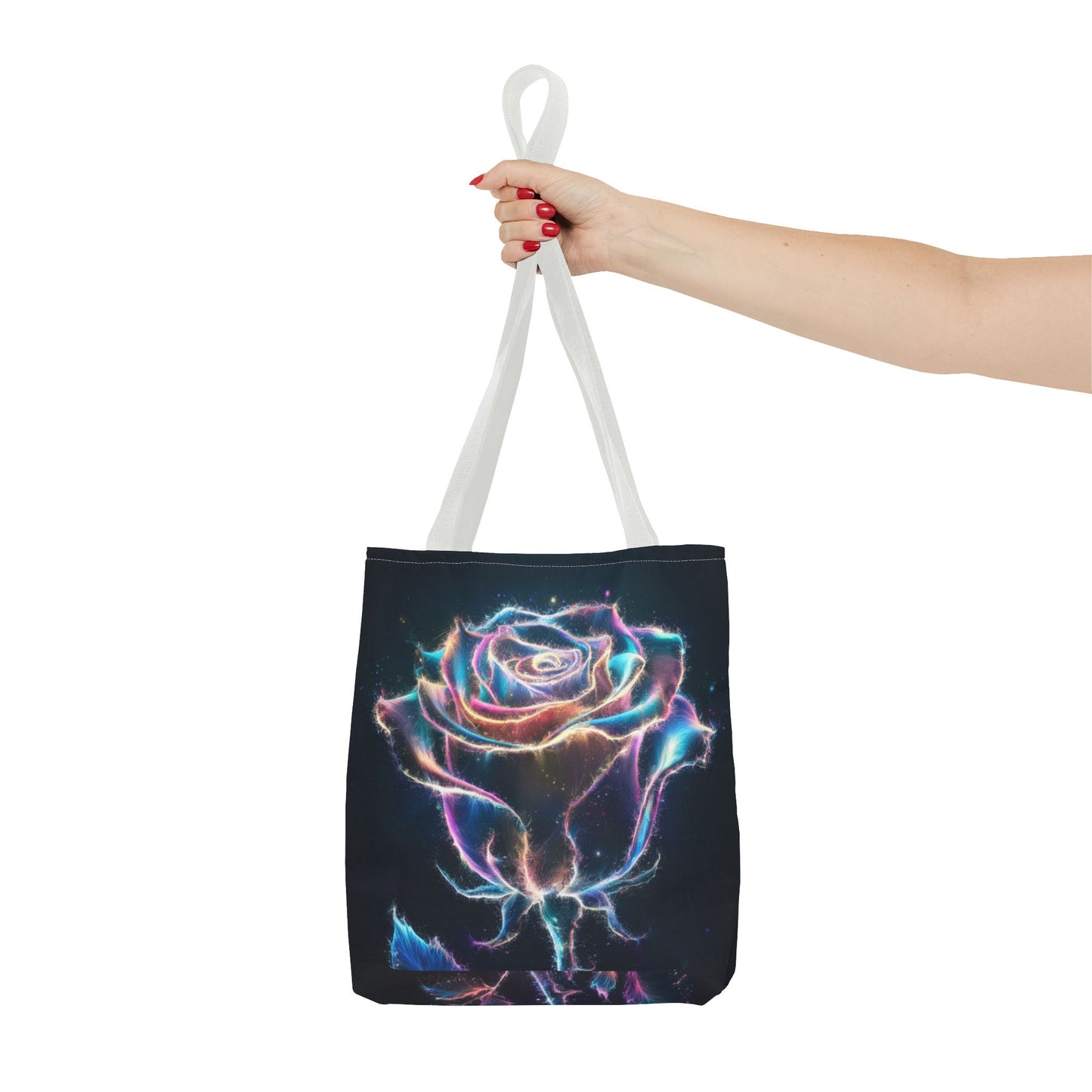 Glowing Rose Tote Bag