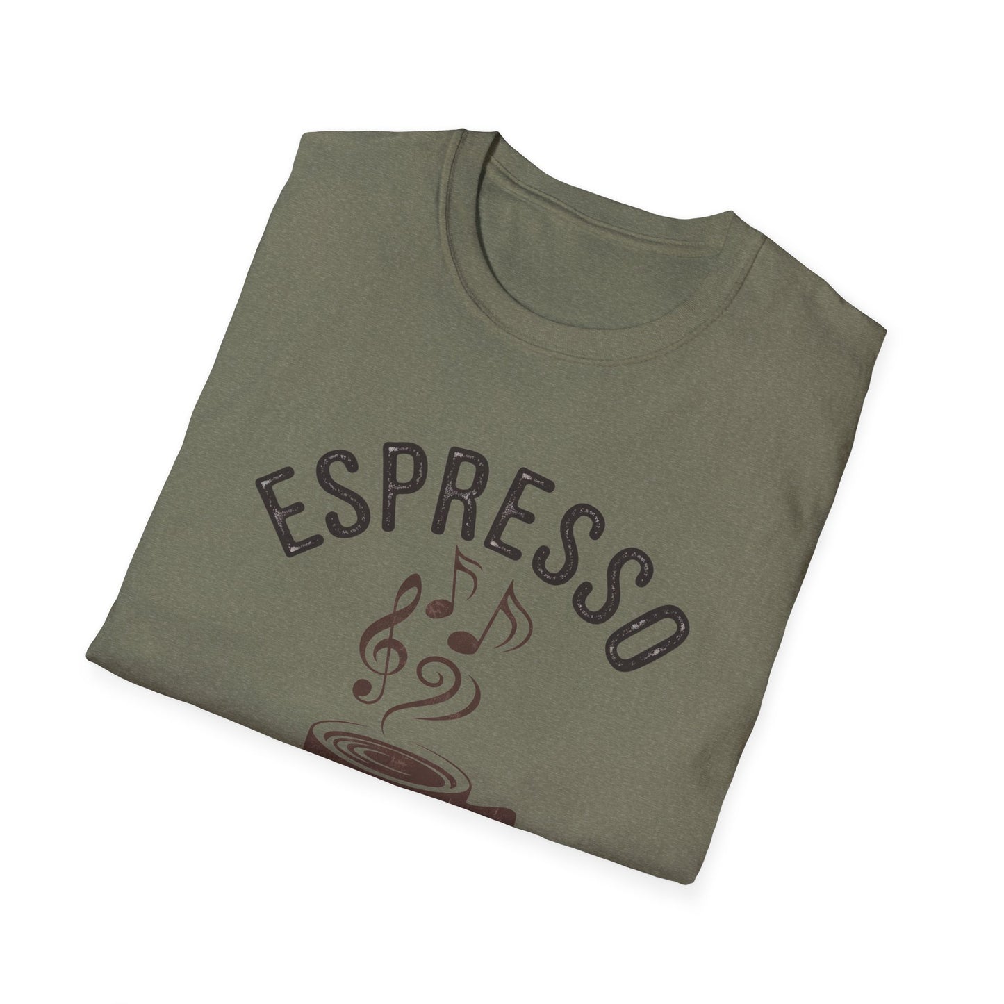 Espresso Yourself T‑Shirt • Funny Coffee Pun Graphic Tee • Musical Espresso Shirt • Caffeine Lover Gift • Coffee Humor Tee for Baristas