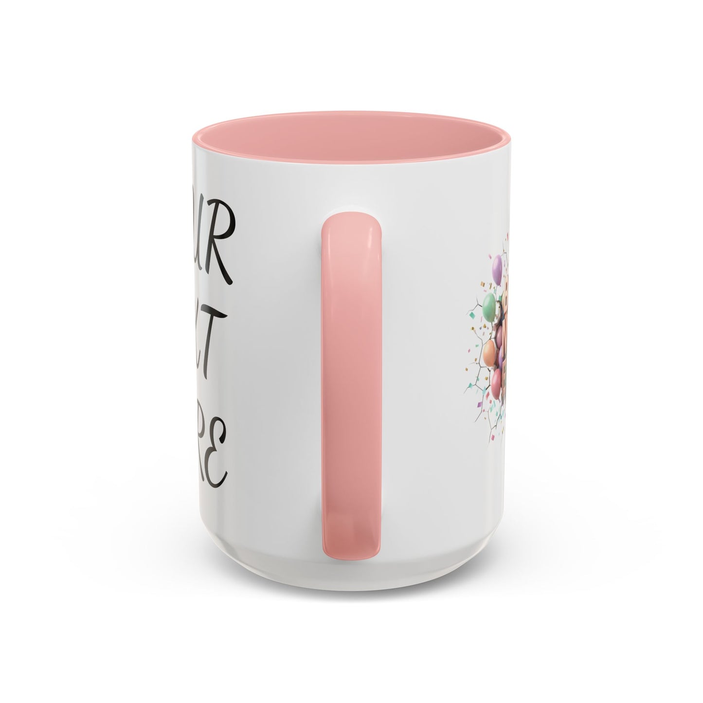 Personalized Mom Mug, Best Mom Ever Gift, Custom Name Coffee Cup, 3D Balloon Design, Mothers Day Gift, New Mom Gift 2025, Custom Mug