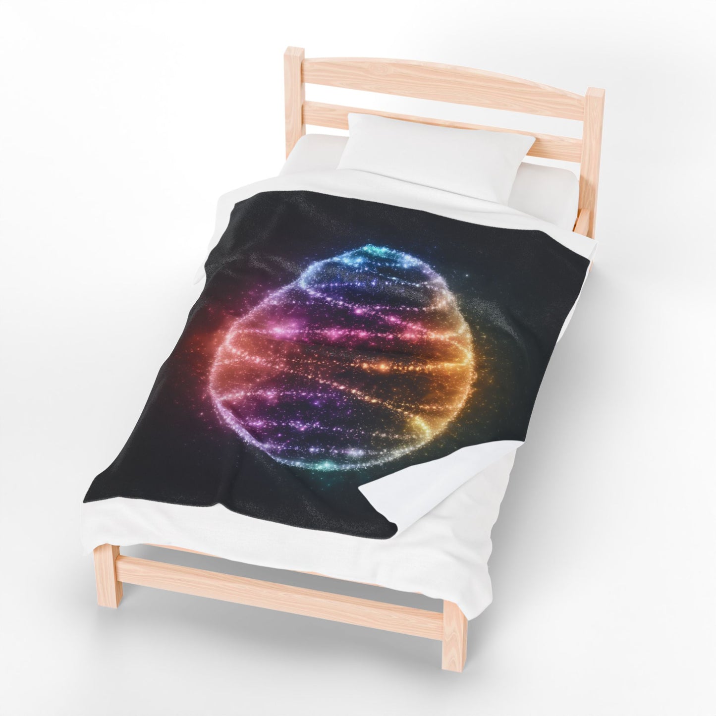 Easter Egg Blanket Bioluminescent Easter Egg Throw Decor Blanket Easter Decoration