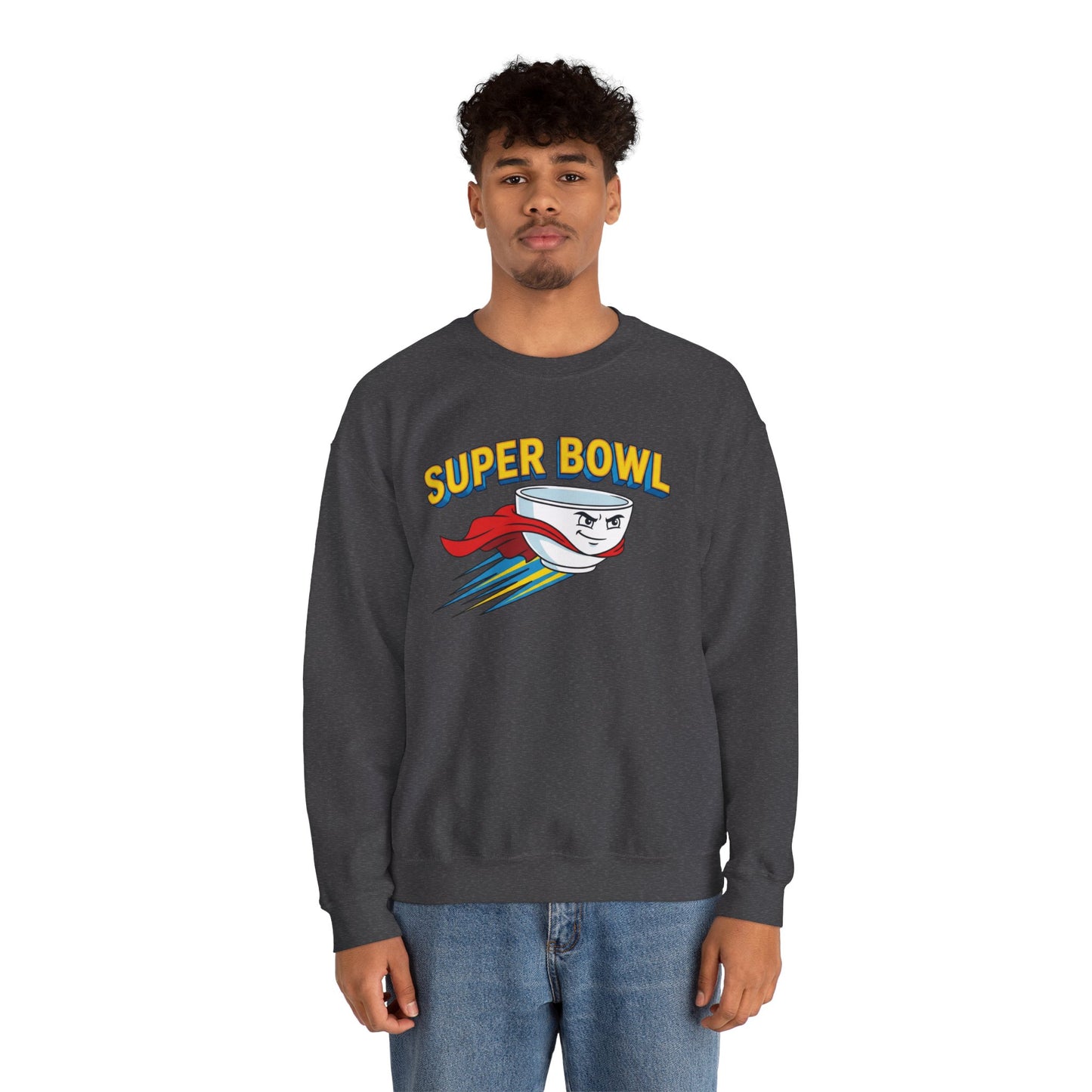 Super Bowl Sweatshirt, Funny Super Bowl Shirt, Football Party Sweatshirt, Game Day Crewneck, Bowl Pun Sweatshirt, Unisex Graphic Crew