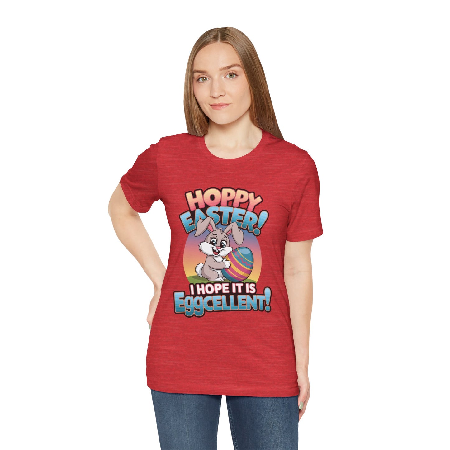Happy Easter Unisex Tee Easter Shirt Easter Bunny T Shirt Easter Apparel Easter Bunny Outfit