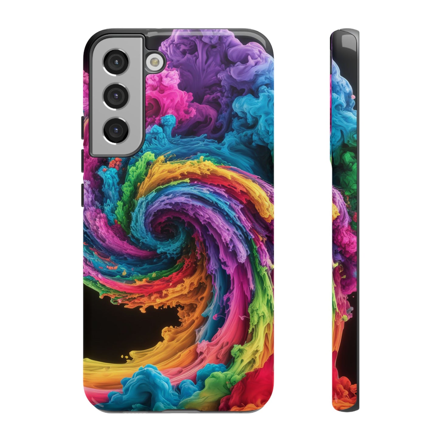 Phone Case - Colorful Swirl Design for Samsung Galaxy