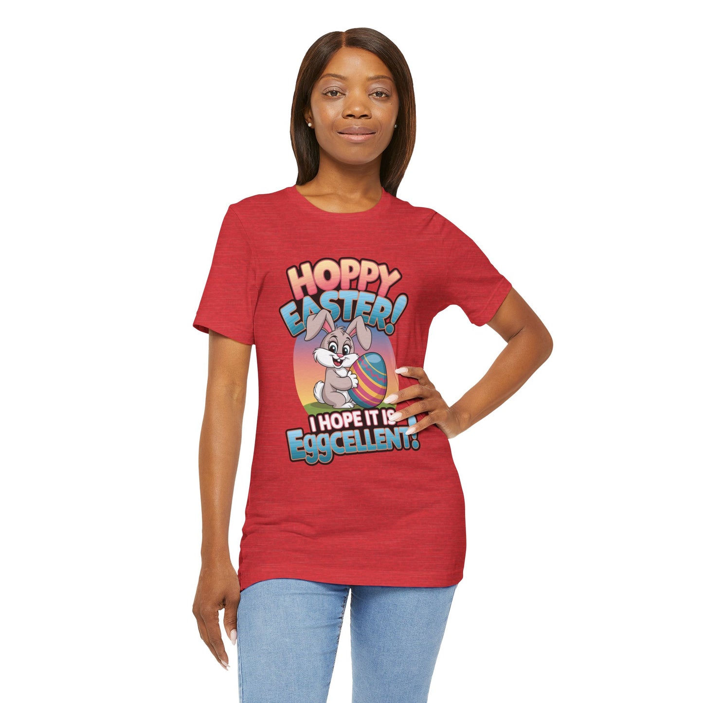 Happy Easter Unisex Tee Easter Shirt Easter Bunny T Shirt Easter Apparel Easter Bunny Outfit