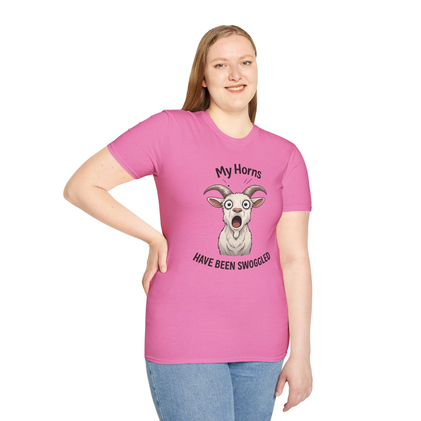 Funny Goat Shirt, Hornswoggled Shirt, My Horns Have Been Swoggled, Goat Pun T Shirt, Animal Humor Tee, Silly Wordplay Shirt