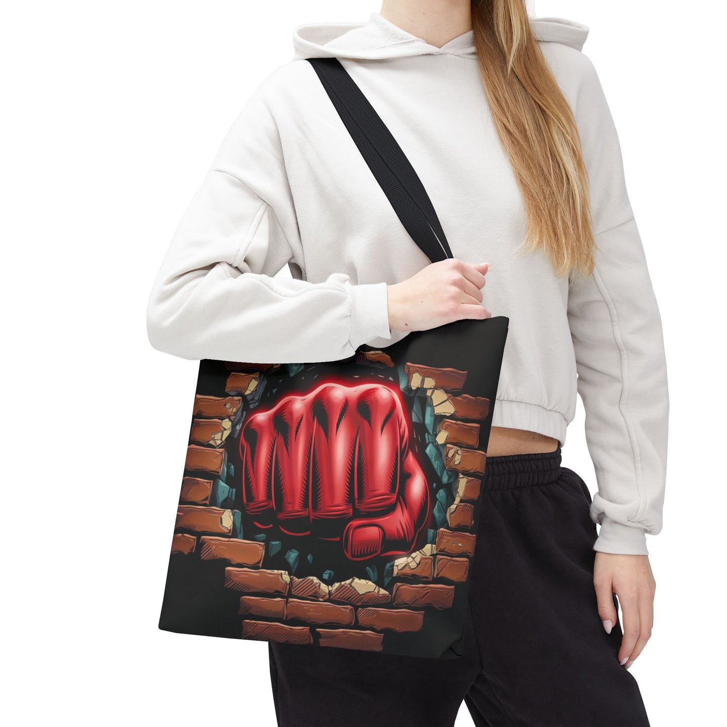 Red Fist Tote Bag