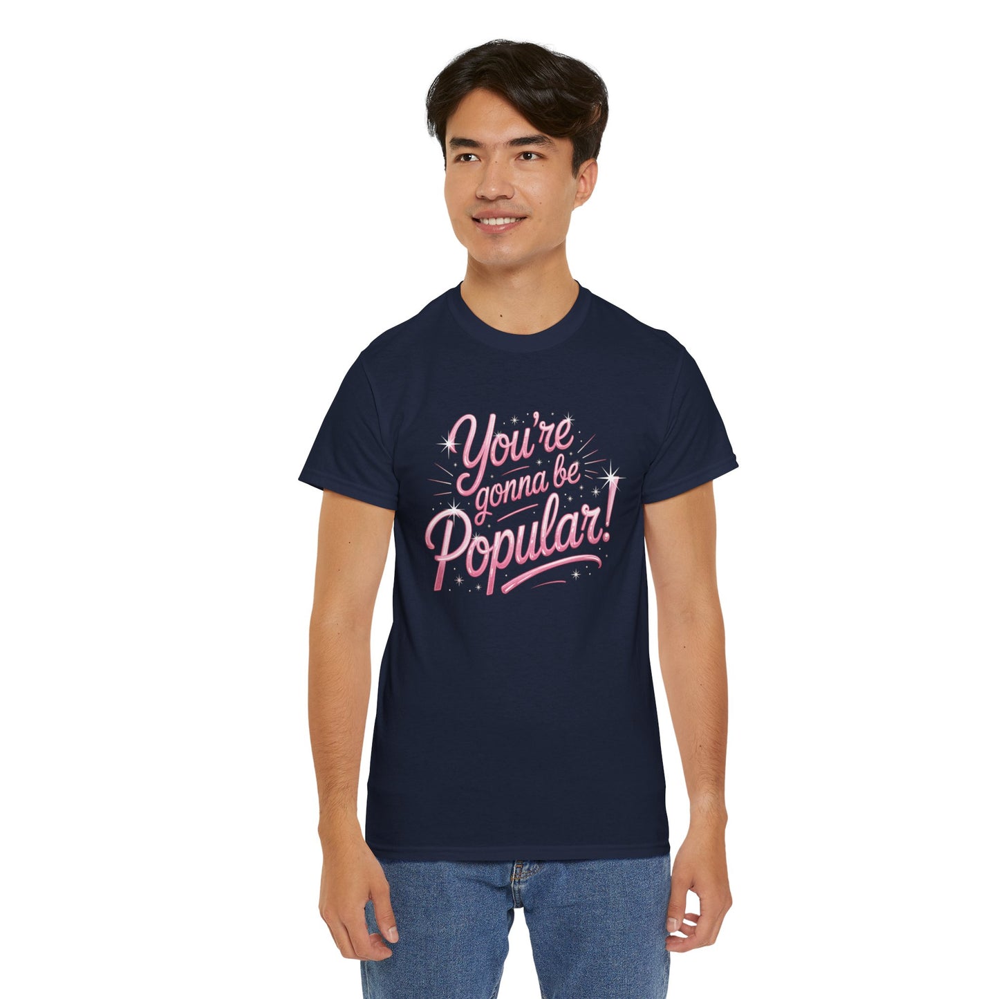 You’re Gonna Be Popular Wicked Musical Tee – Broadway Quote Shirt – Funny Retro Typography T-Shirt for Theatre Fans & Musical Lovers