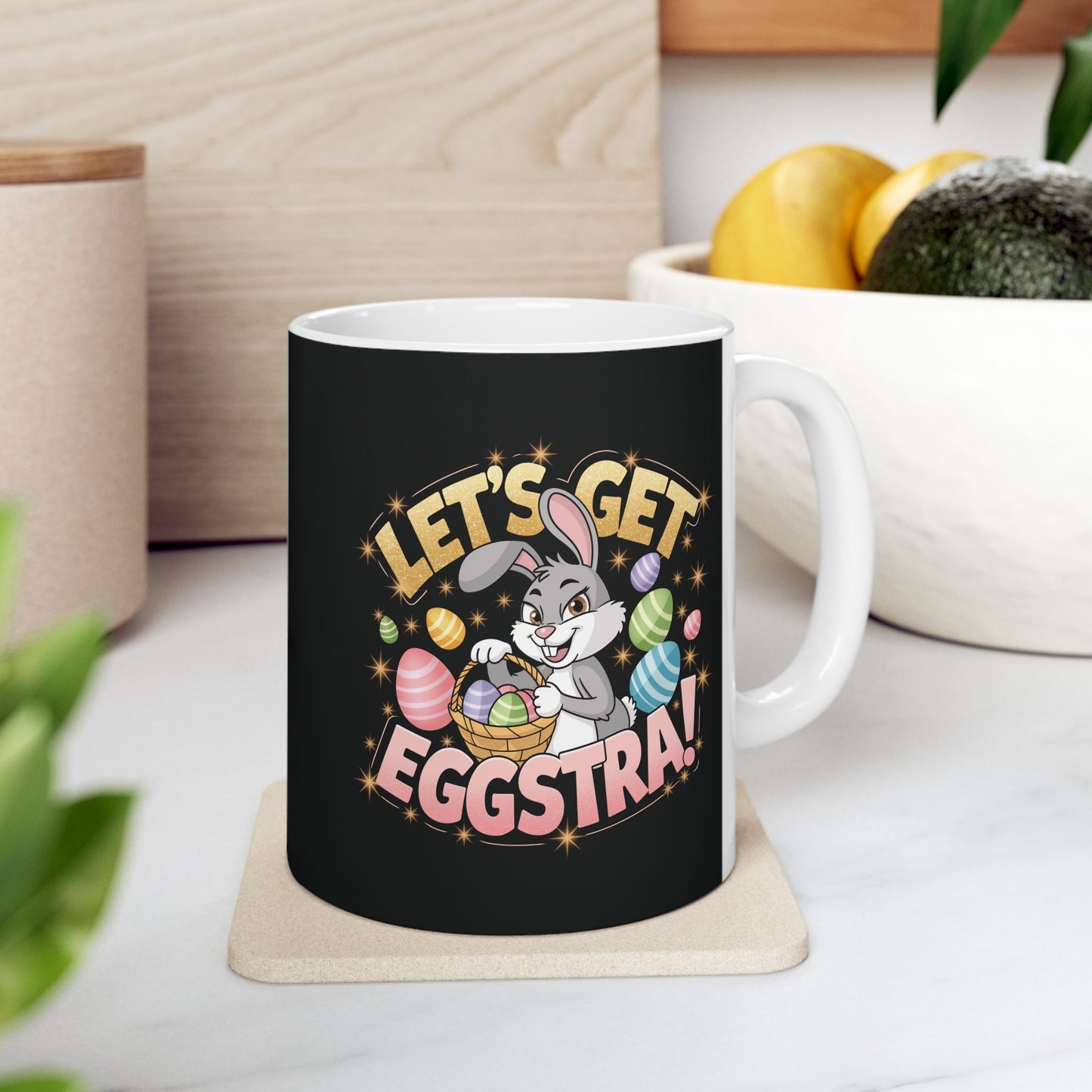 Let’s Get Eggstra Fun Ceramic Mug - Perfect for Easter Celebrations!