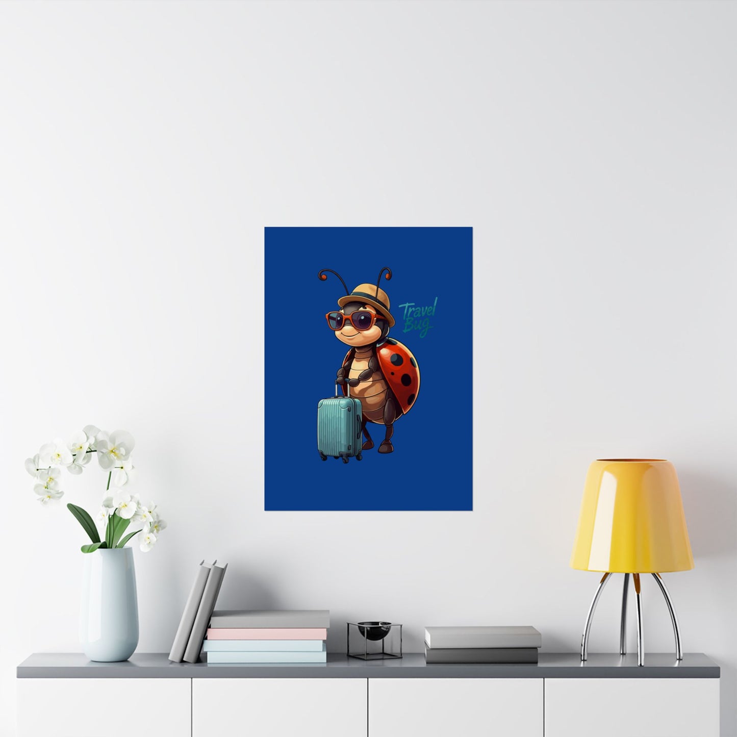 Vertical Poster - Travel Bug Ladybug