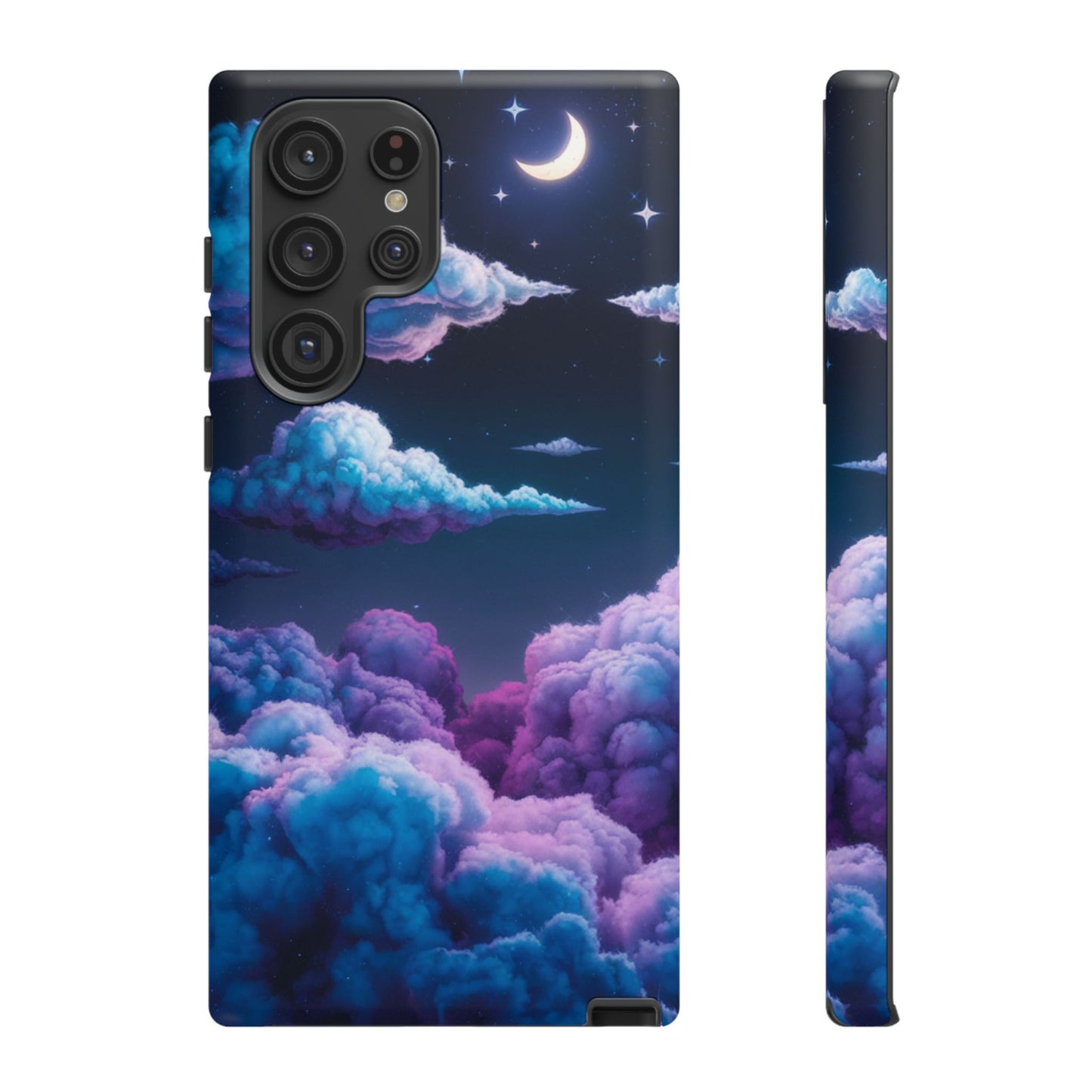 Dreamy Clouds & Moon Tough Samsung Galaxy Case