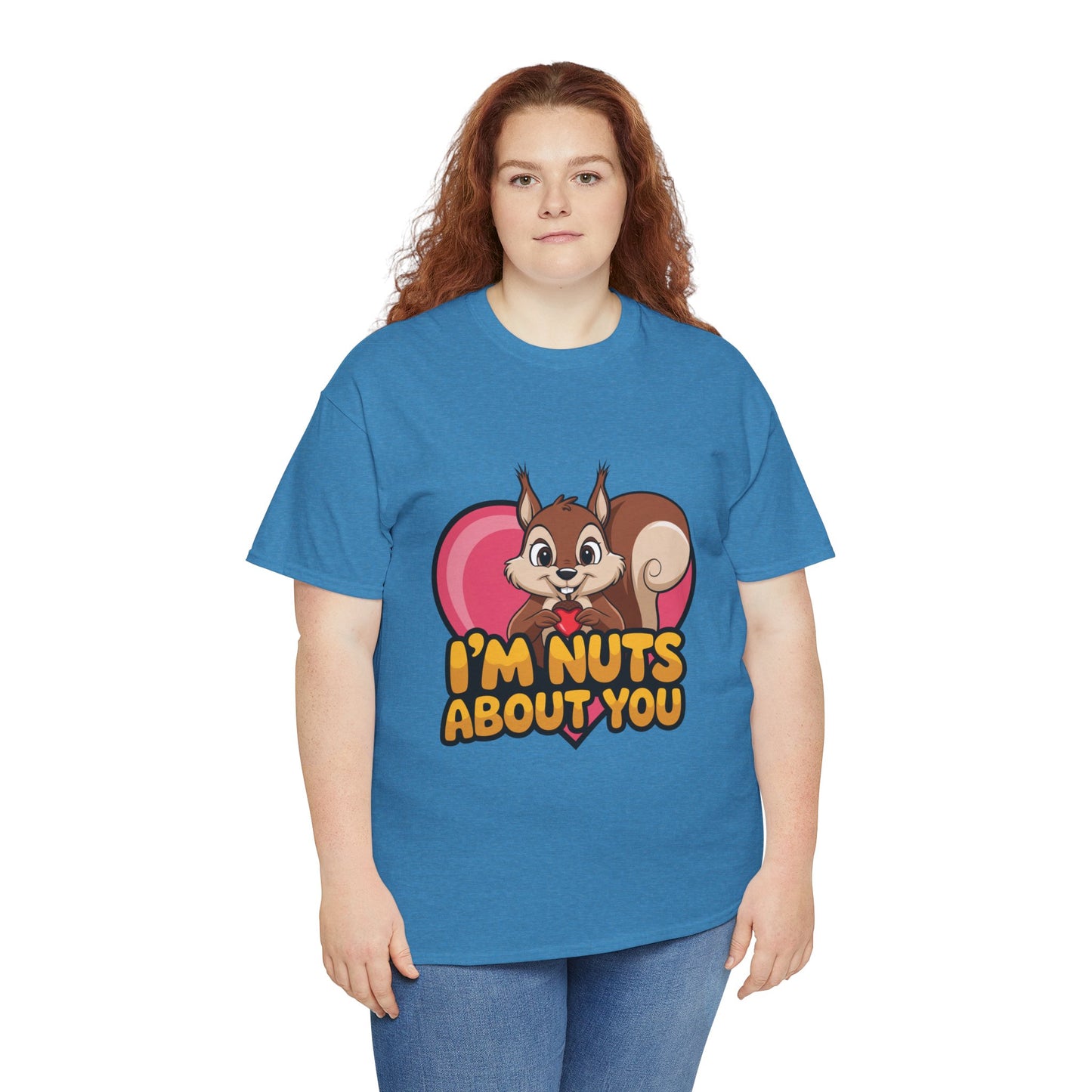 I’m Nuts About You Shirt, Funny Valentine Shirt, Squirrel Love T Shirt, Cute Animal Pun Tee, Valentine Gift For Him Her