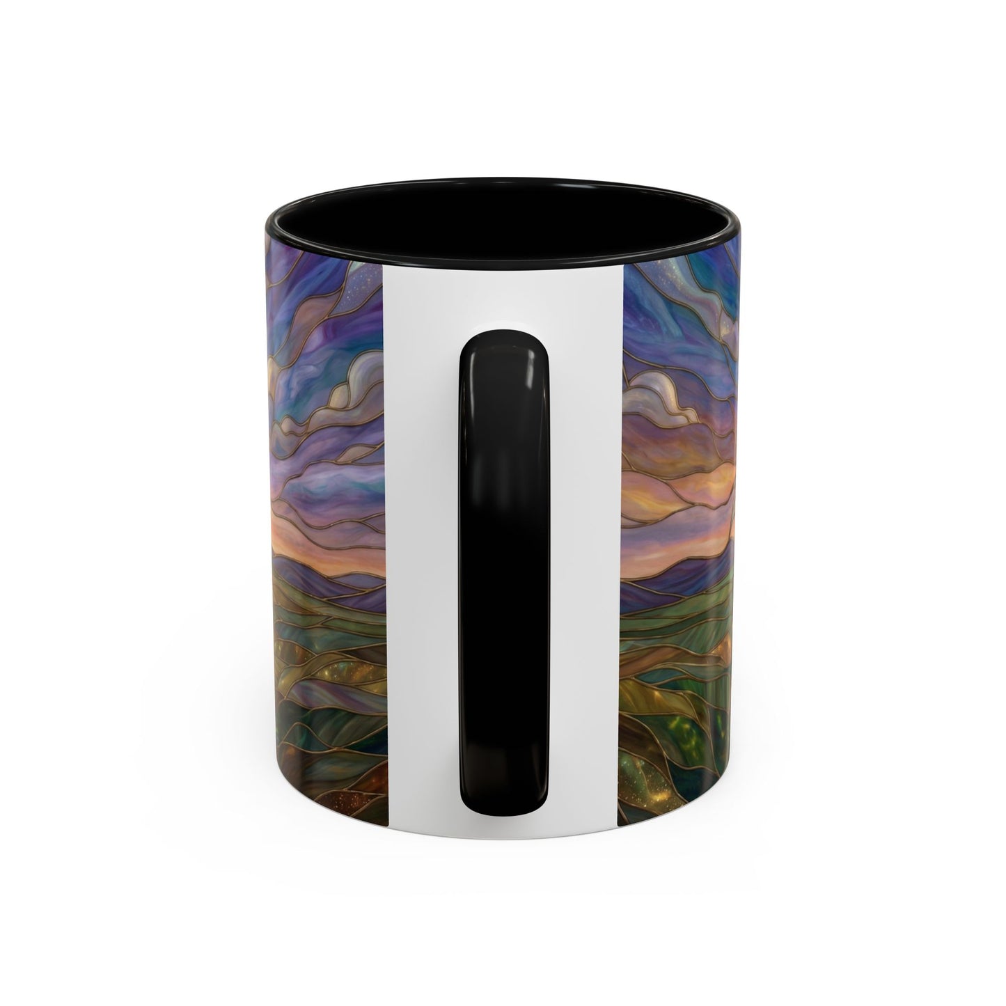 Stained Glass Horse Mug, Horse Coffee Mug, Running Horse Art Cup, Equestrian Gift Mug, Nature Art Mug, Horse Lover Gift