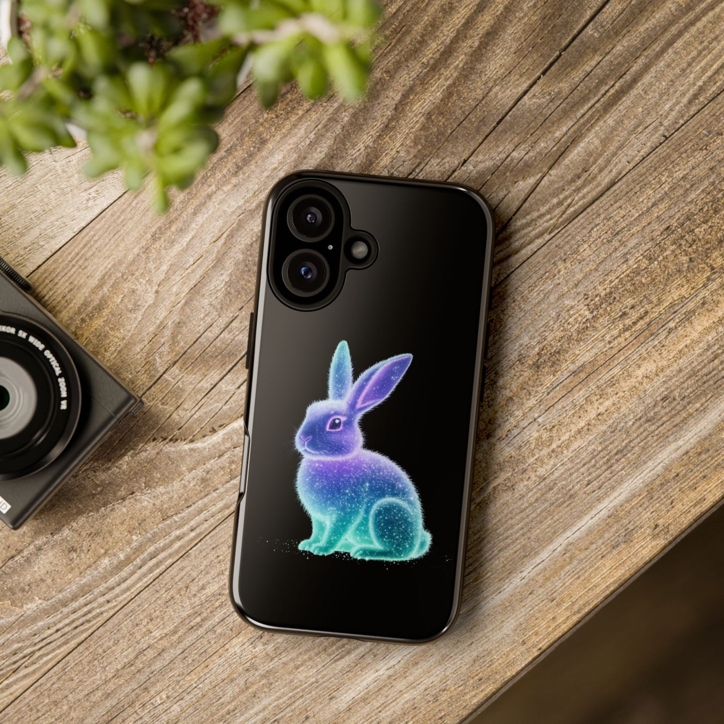 iPhone Case - Bioluminescent Easter Bunny Design