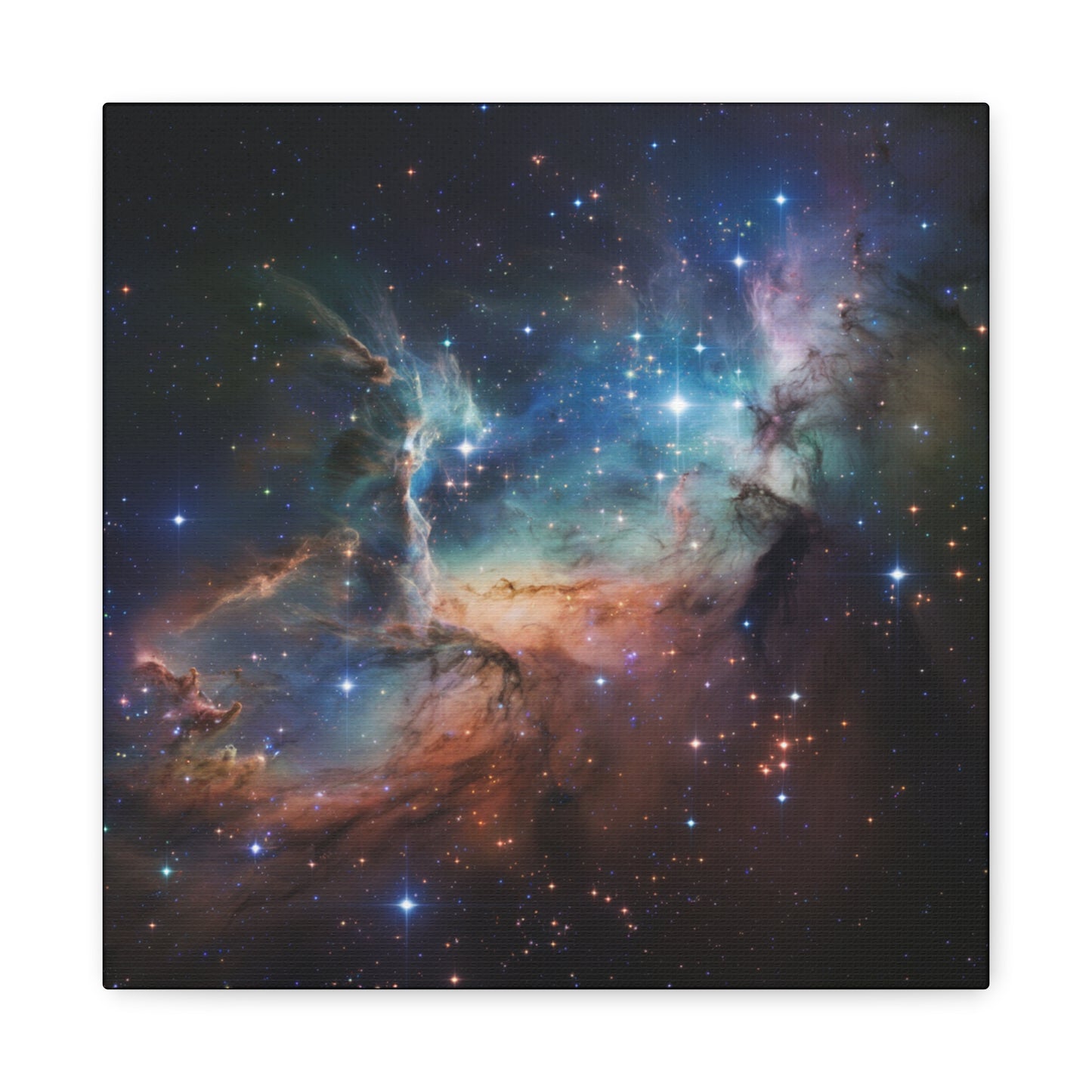 Cosmic Art Canvas Nebula Wall Decor Space Art Galactic Home Decor Modern Art Office Decor
