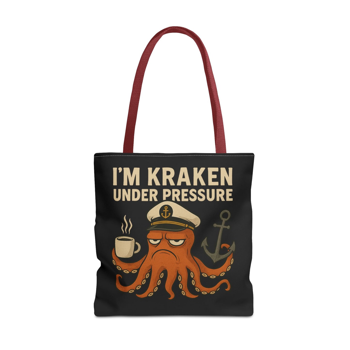 Stressed Octopus Tote Bag Nautical Bag Beach Tote Ocean Reusable Bag Seaside