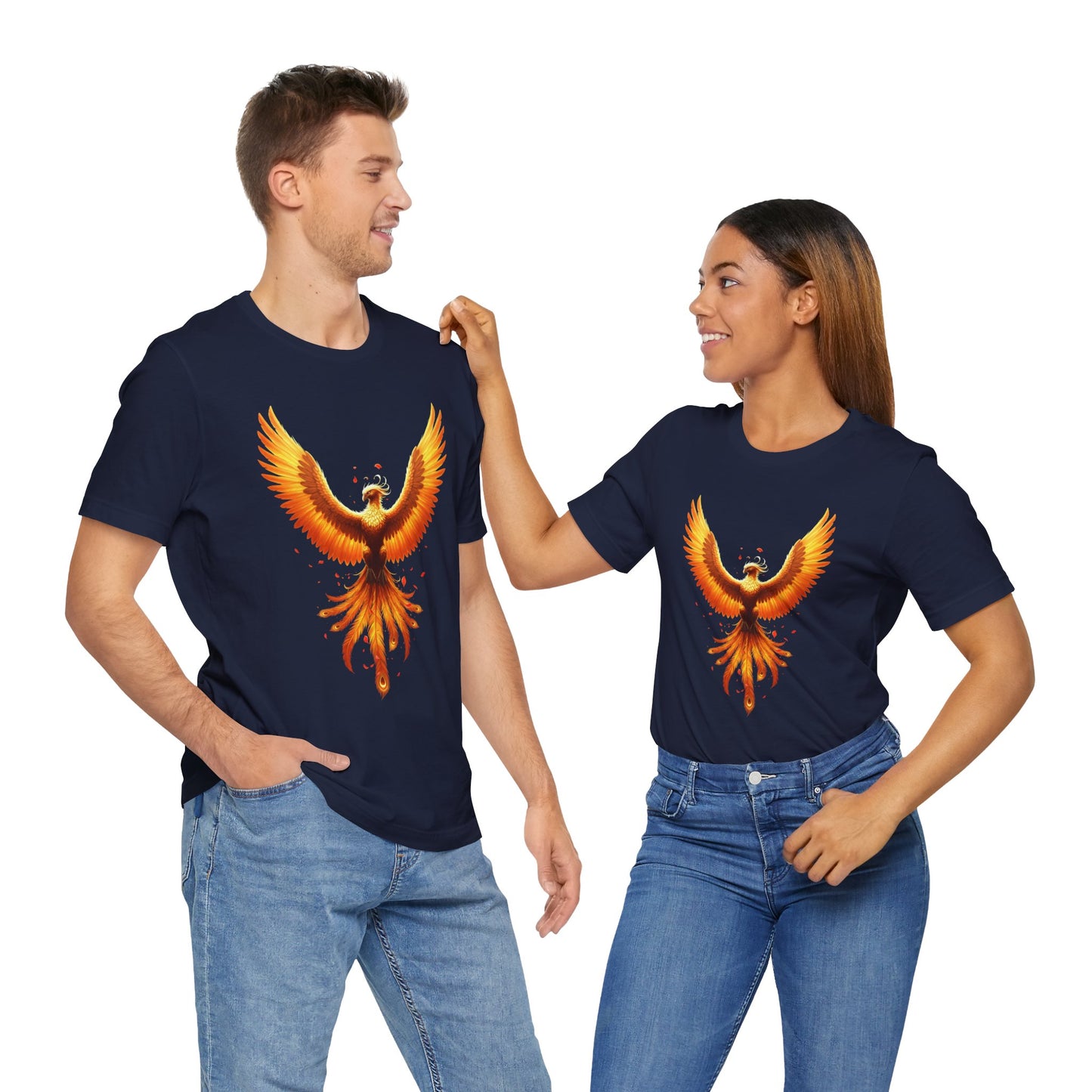 Phoenix Rising Shirt • Fiery Phoenix Graphic Tee • Rebirth Transformation Myth Shirt • Firebird Art Tee • Unisex Gift Tee XS‑5XL