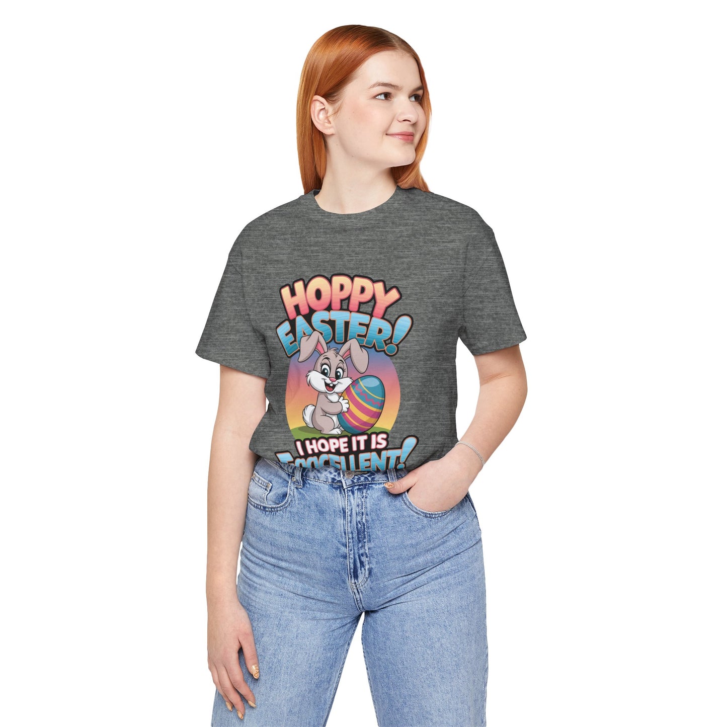 Happy Easter Unisex Tee Easter Shirt Easter Bunny T Shirt Easter Apparel Easter Bunny Outfit