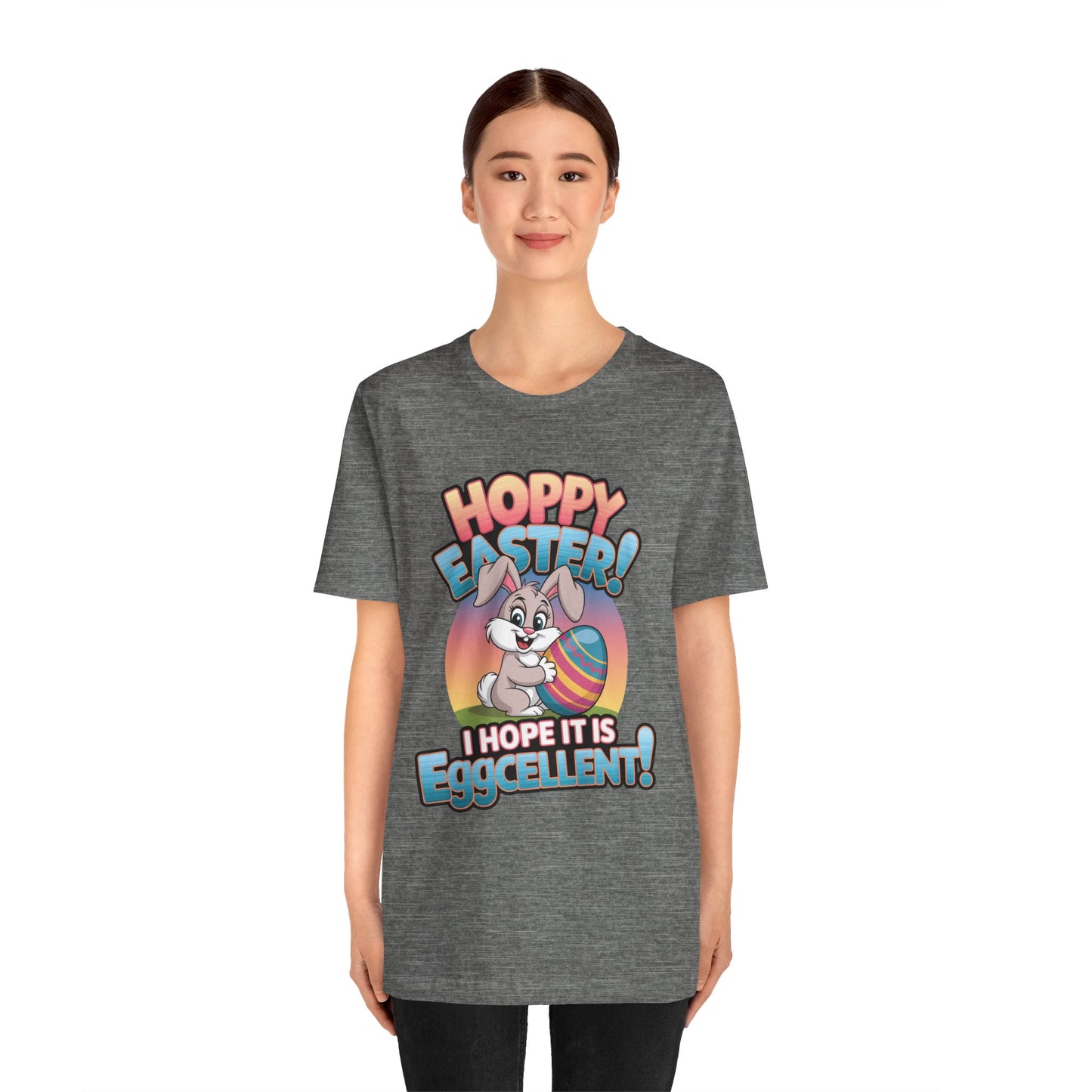 Happy Easter Unisex Tee Easter Shirt Easter Bunny T Shirt Easter Apparel Easter Bunny Outfit
